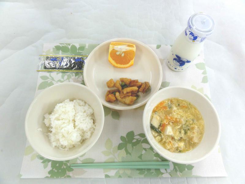 4月19日の給食の写真