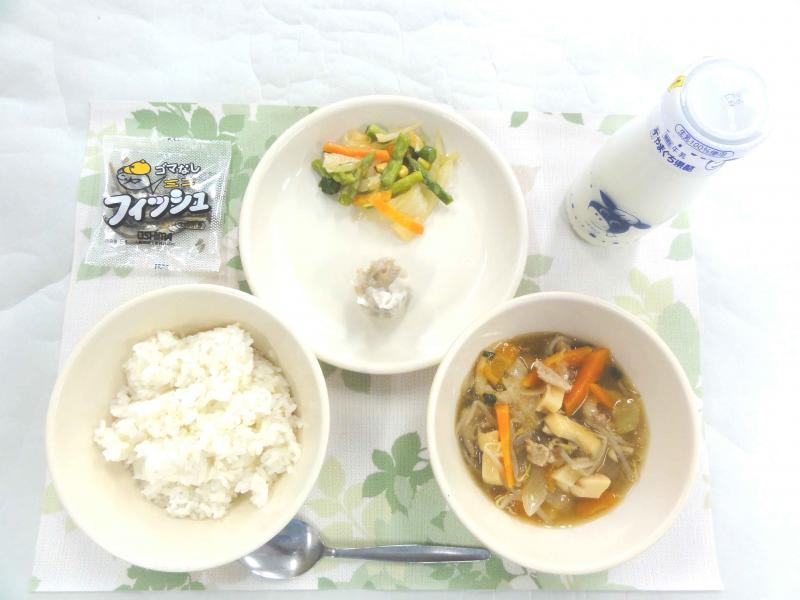 4月22日の給食の写真