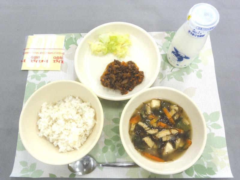 5月15日の給食の写真