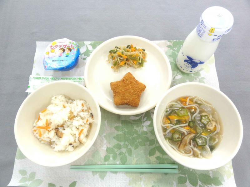 7月5日の給食の写真