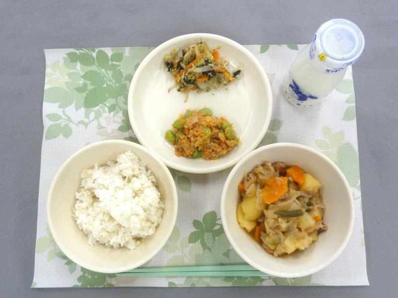 9月18日の給食の写真
