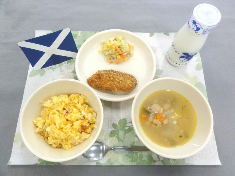 10月11日の給食の写真