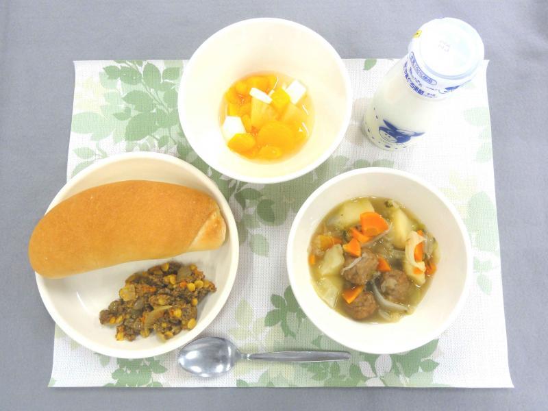 10月17日の給食の写真