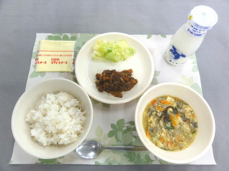 10月25日の給食の写真