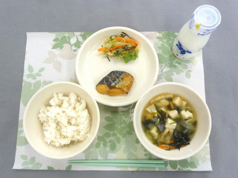10月28日の給食の写真