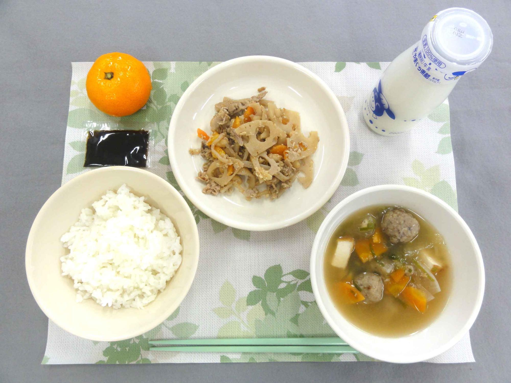 1月17日の給食の写真