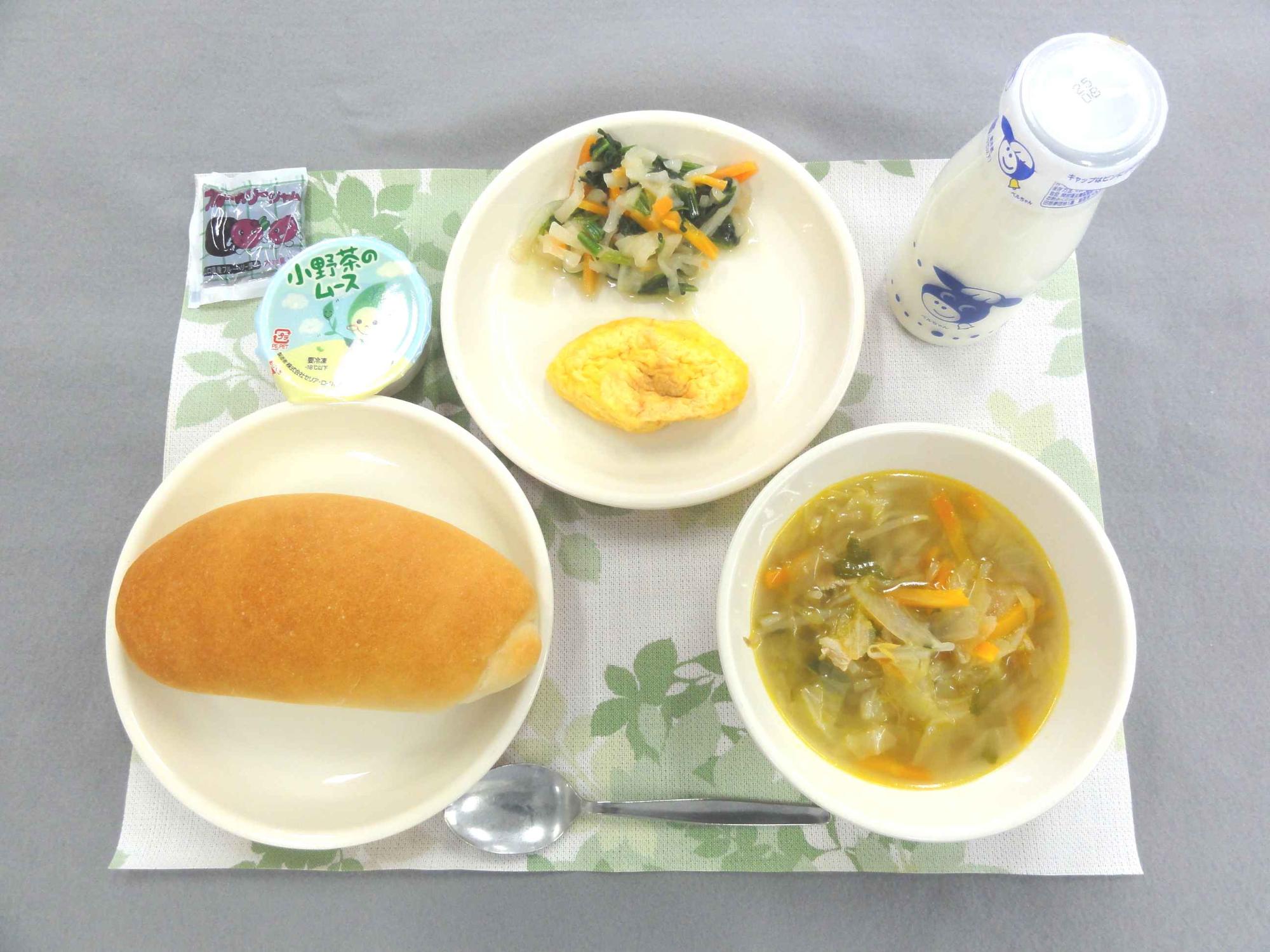 1月21日の給食の拡大写真
