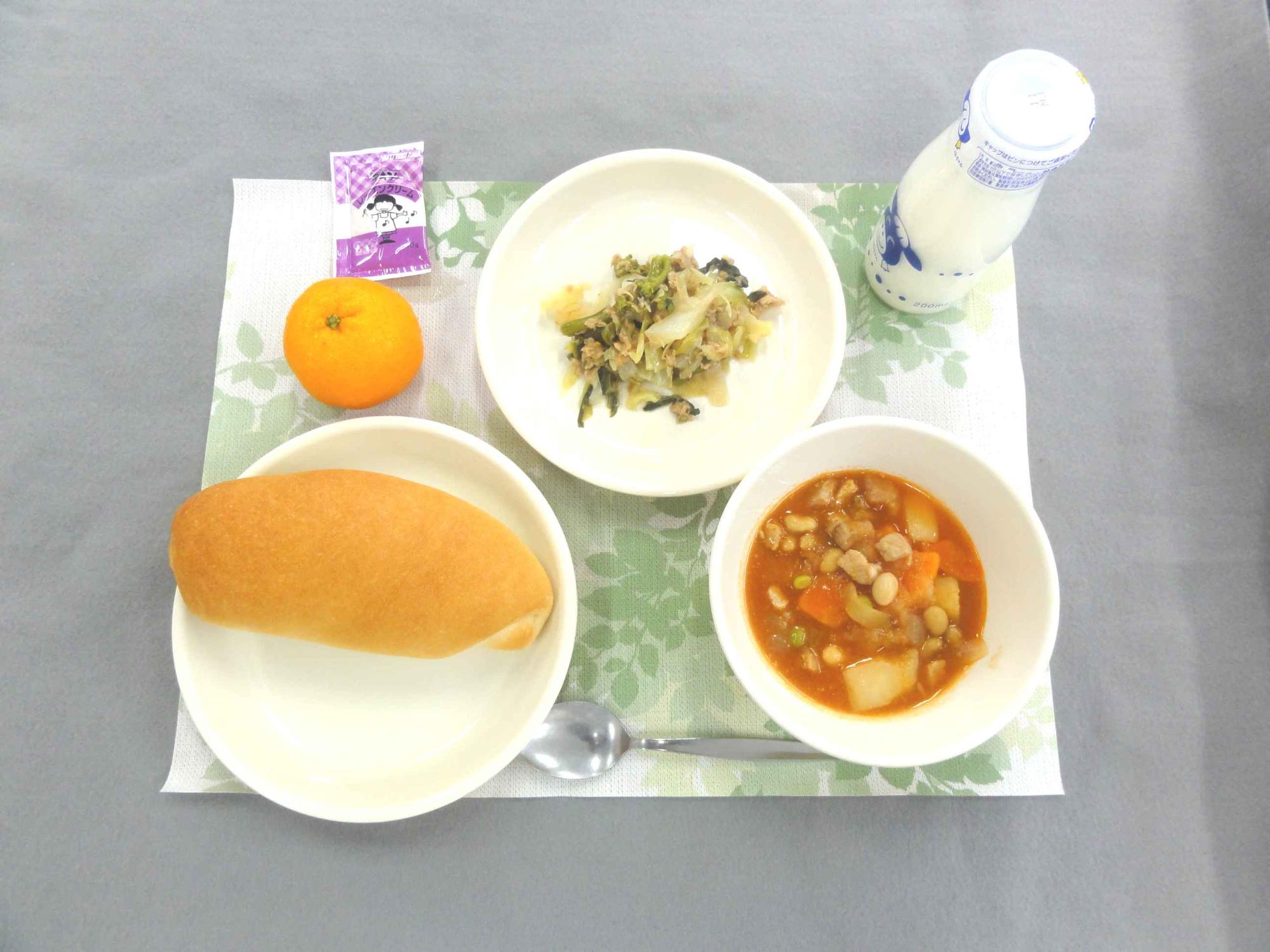 2月6日の給食の写真