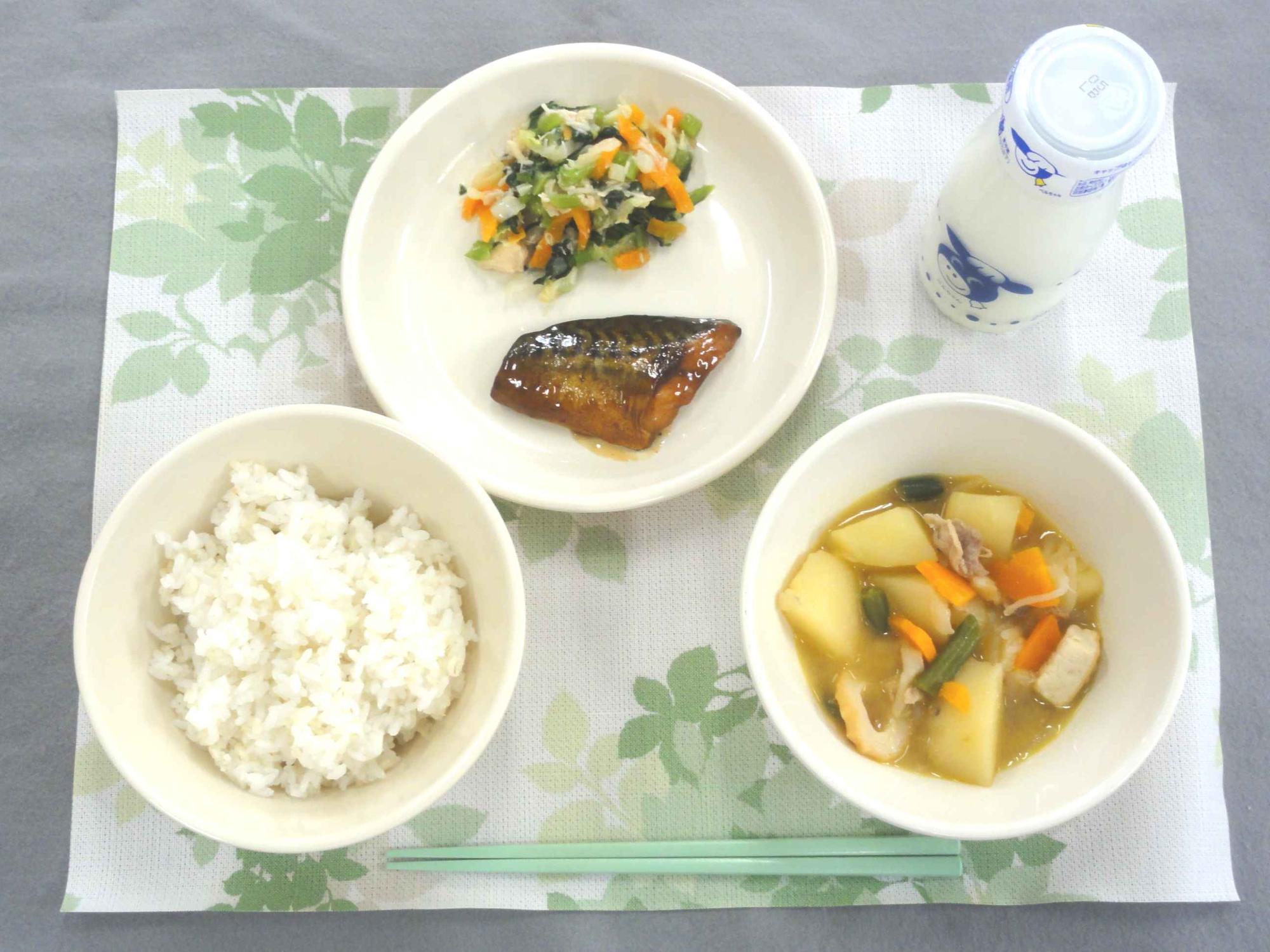 6月1日の給食の写真
