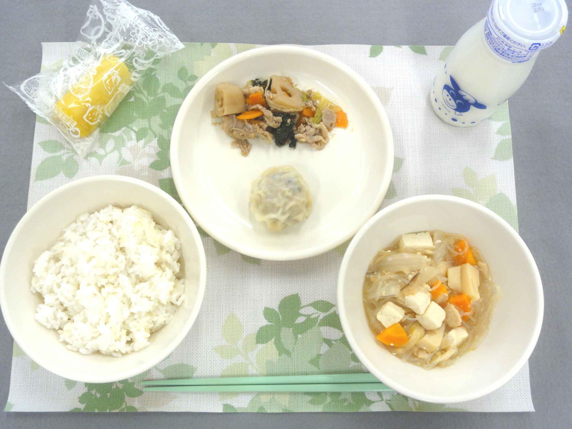 6月8日の給食の写真