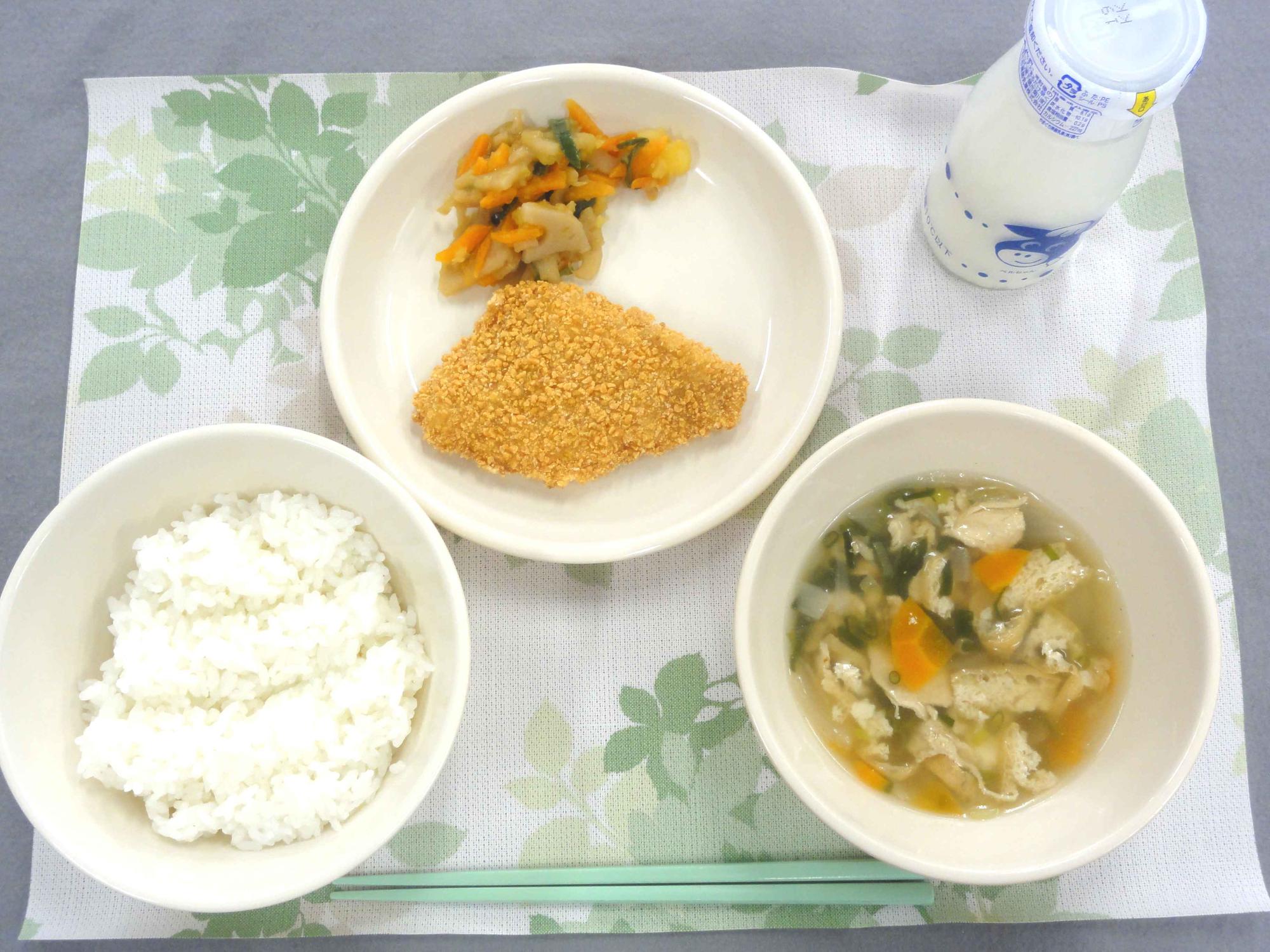 6月15日の給食の拡大写真