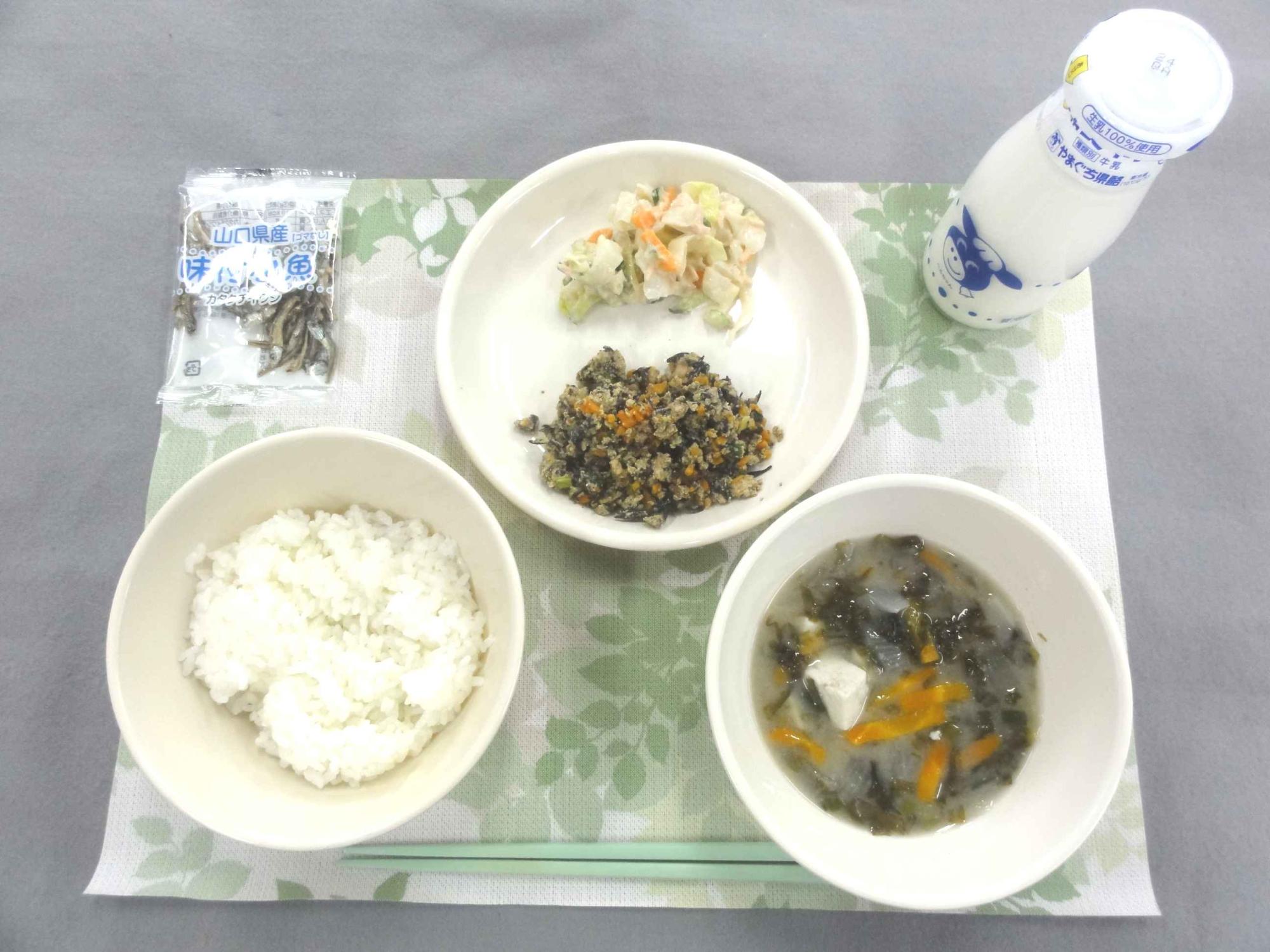 6月19日の給食の写真