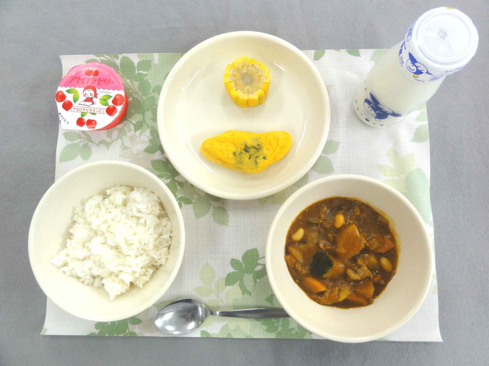 7月15日の給食の拡大写真