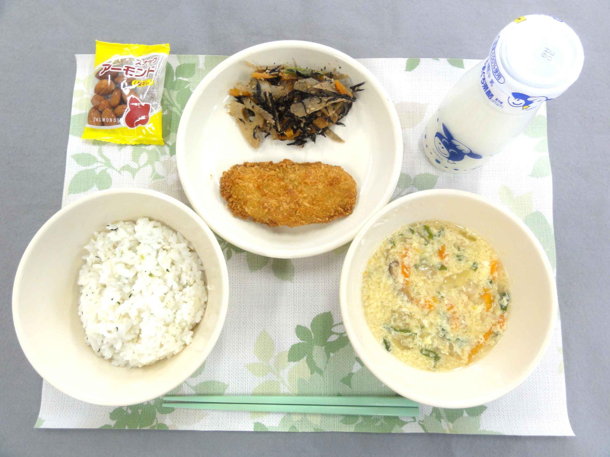 9月25日の給食の写真
