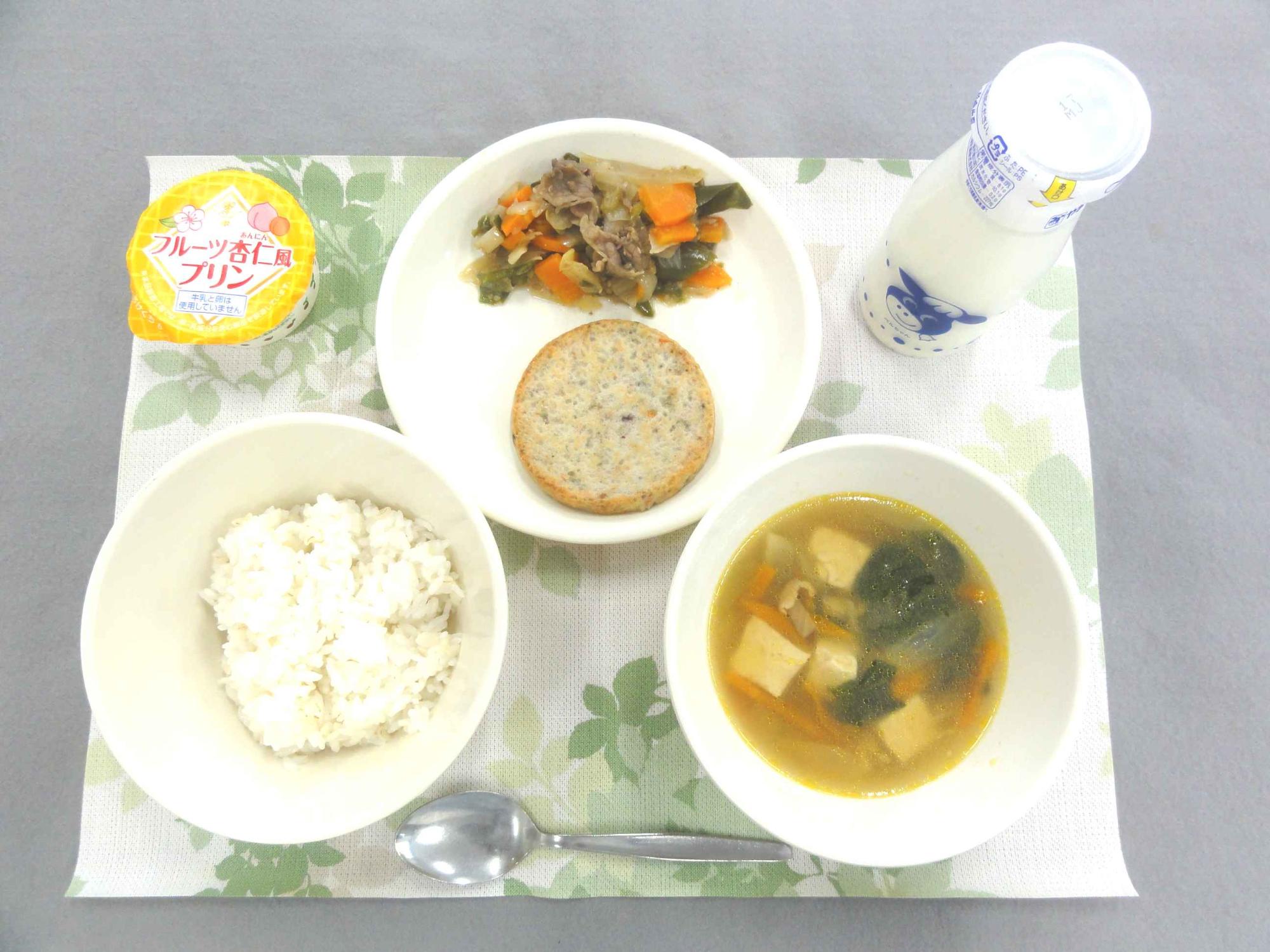 10月13日の給食の写真