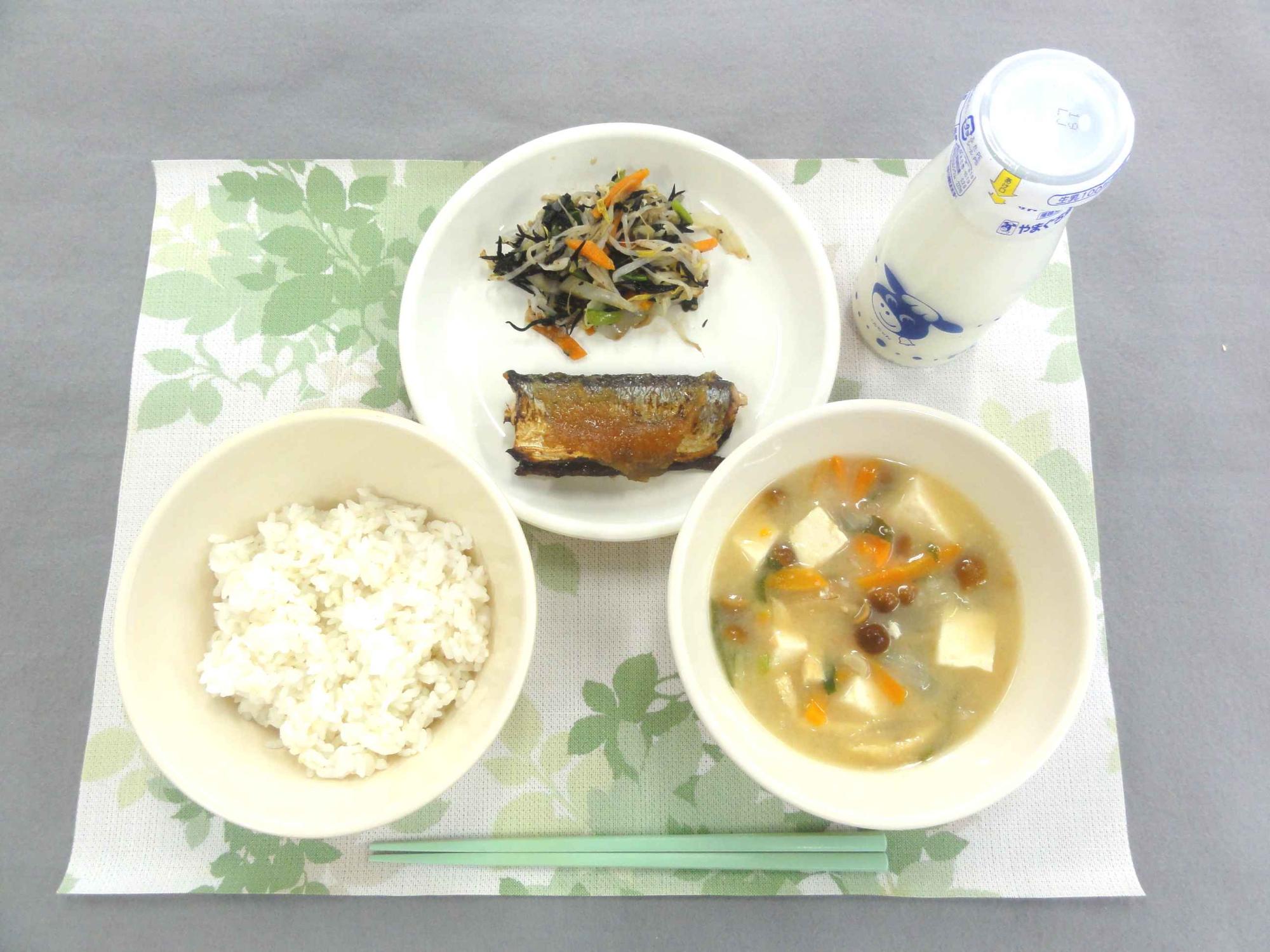 10月14日の給食の写真