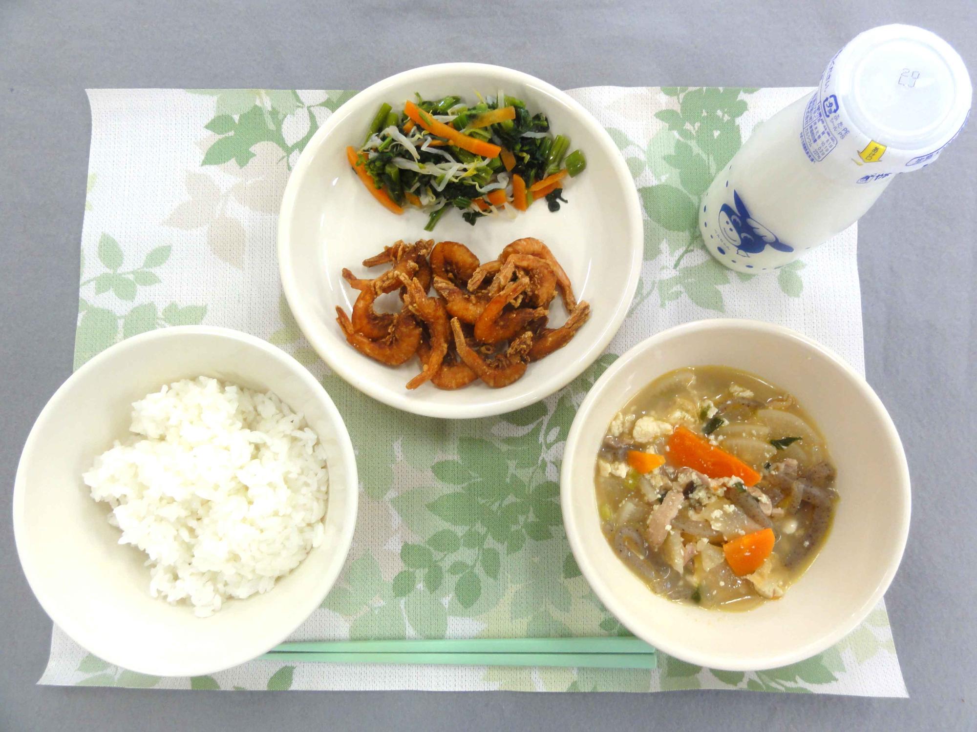 11月16日の給食の拡大写真