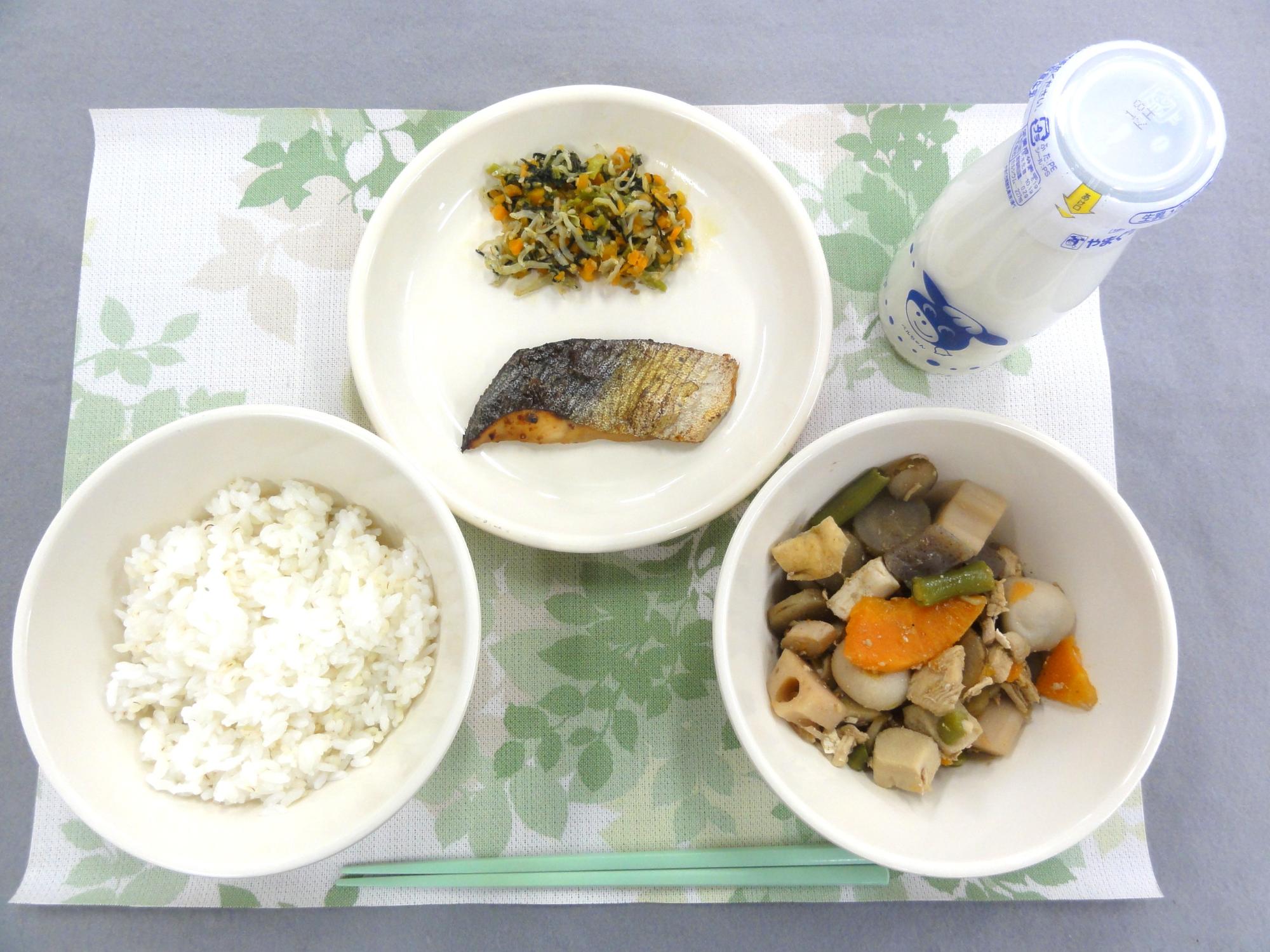 12月14日の給食の拡大写真