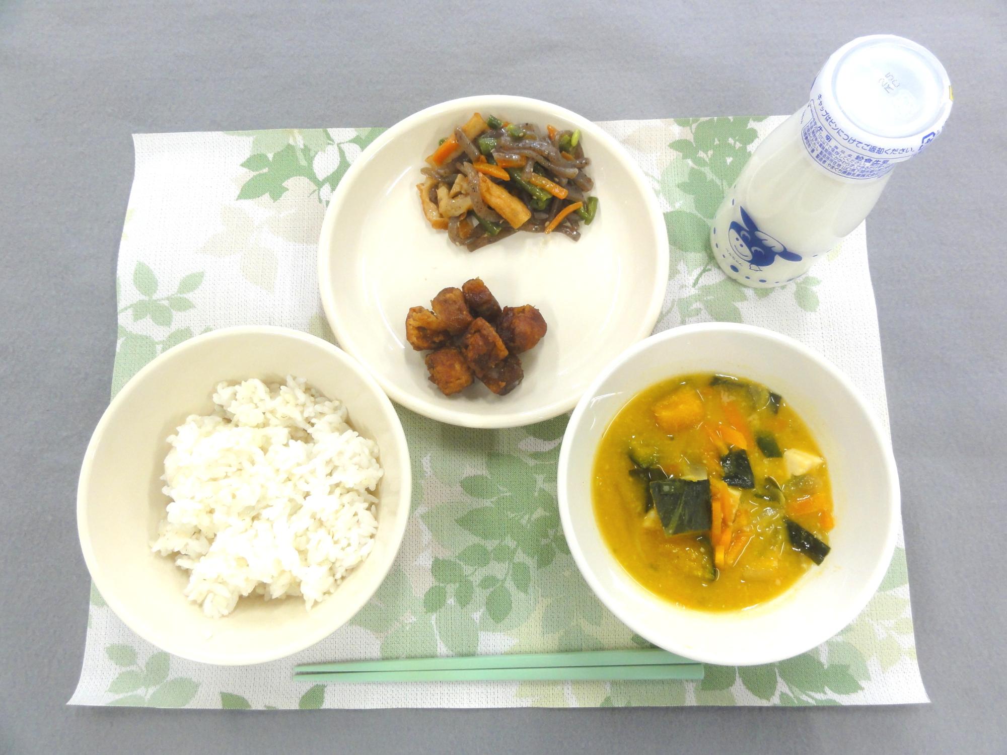 12月21日の給食の写真