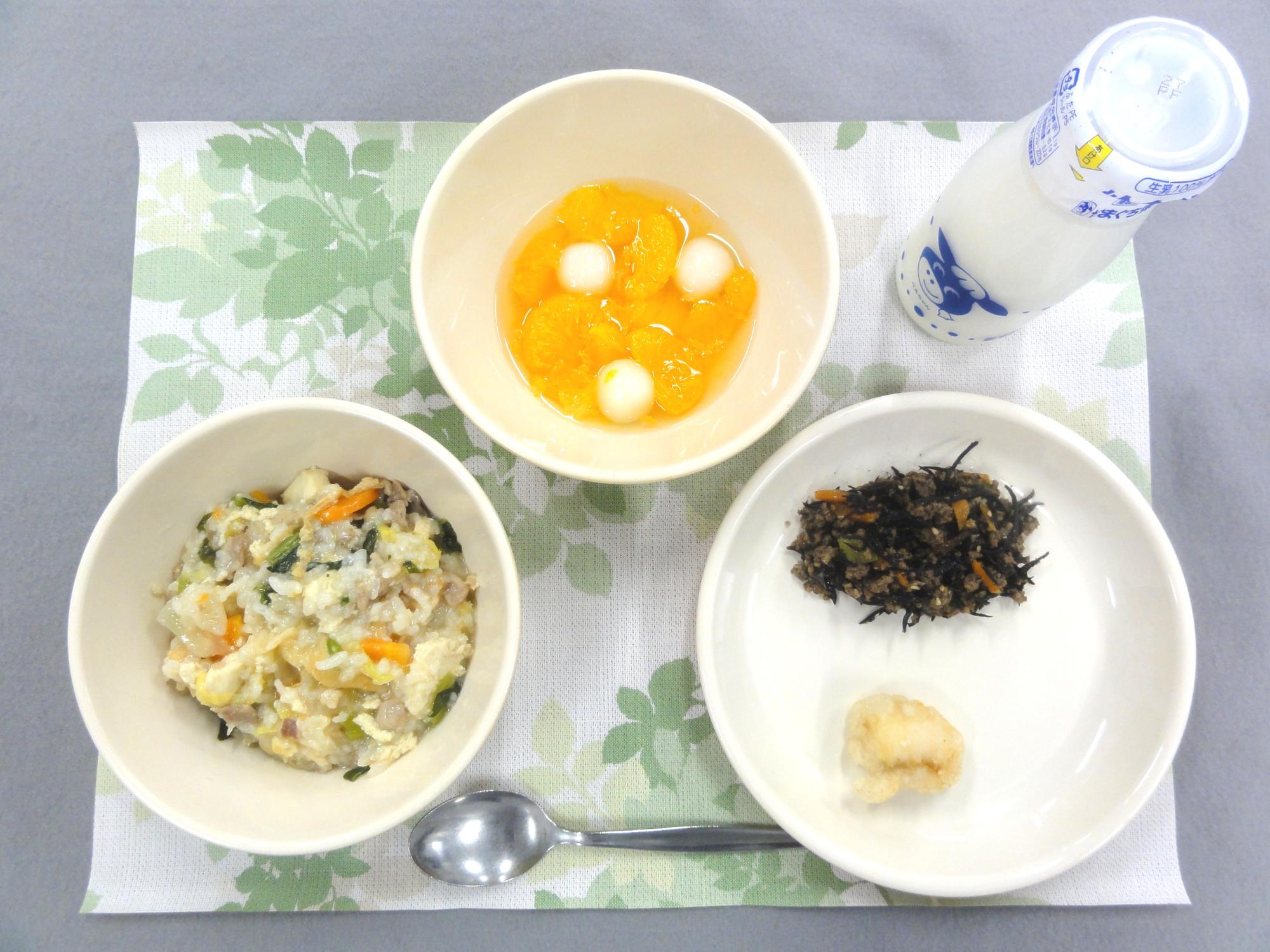 1月22日の給食の写真