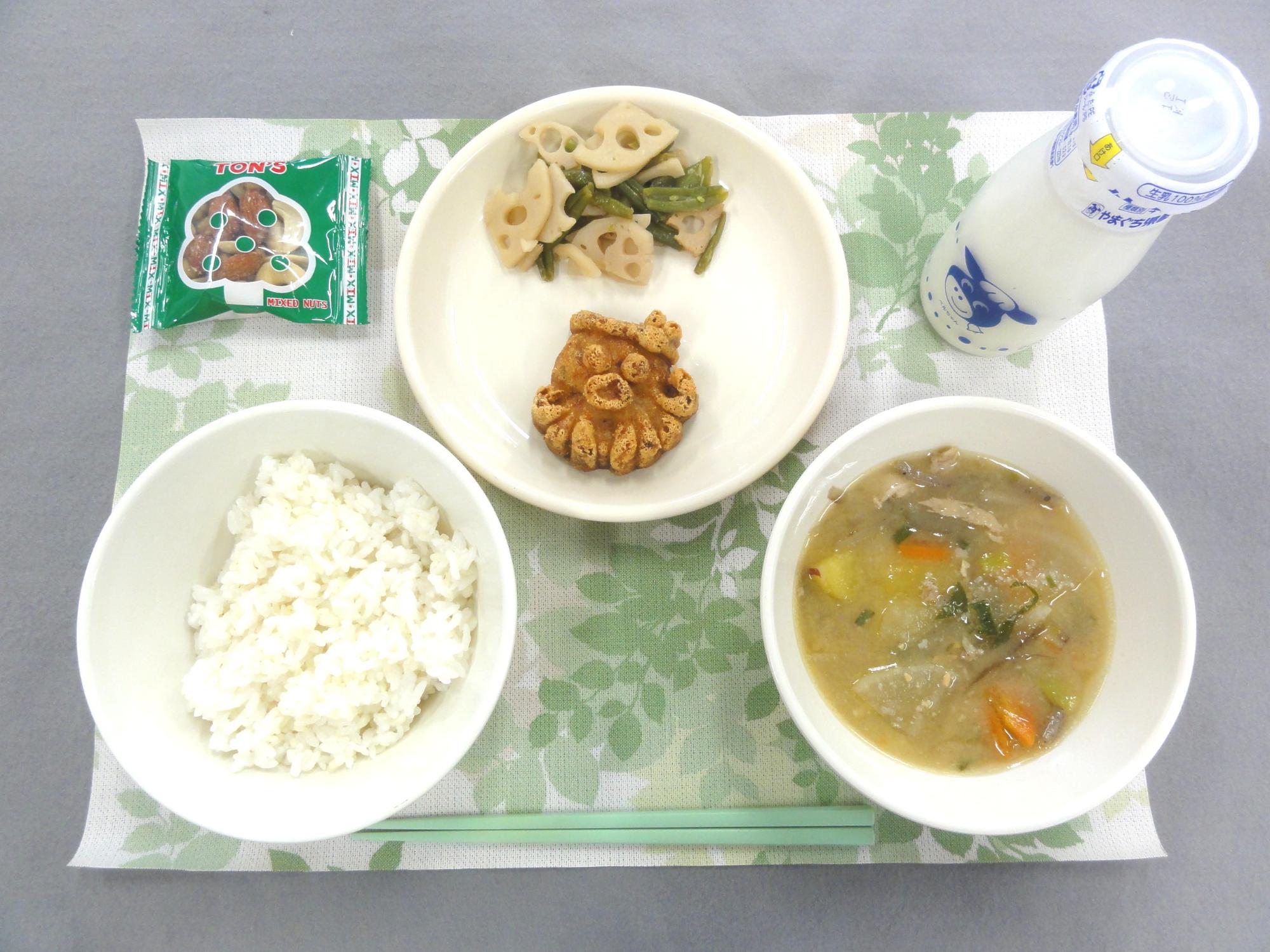 3月8日の給食の写真