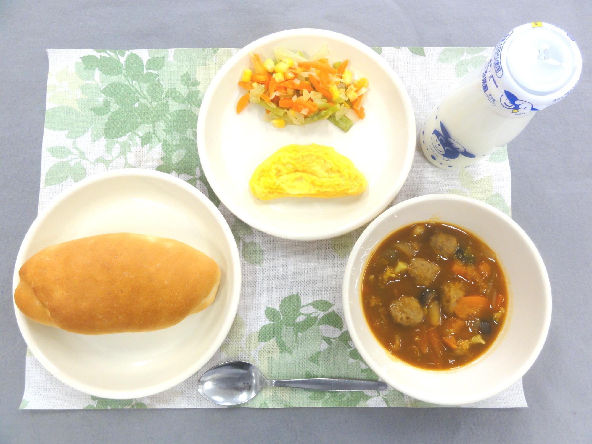 3月11日の給食の拡大写真