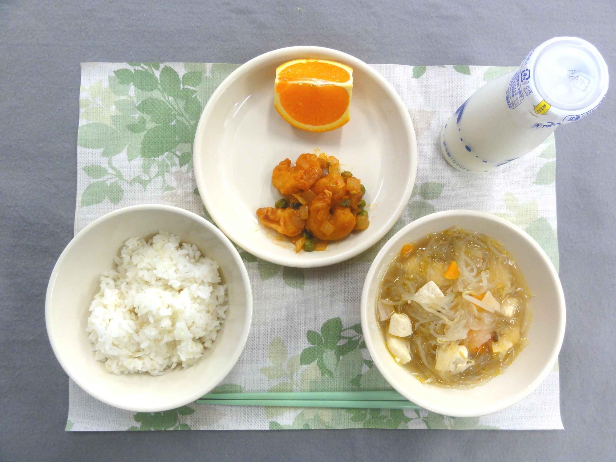 4月21日の給食の写真