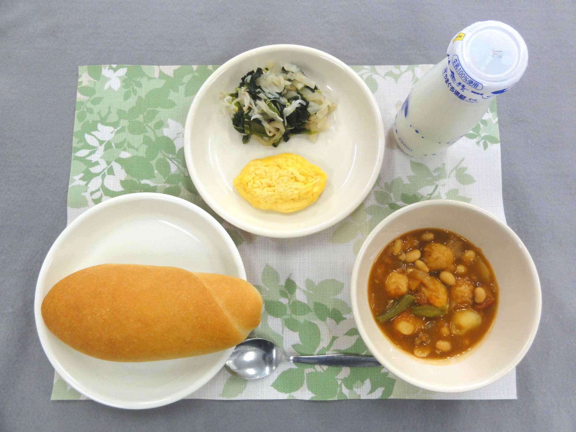 6月15日の給食の拡大写真