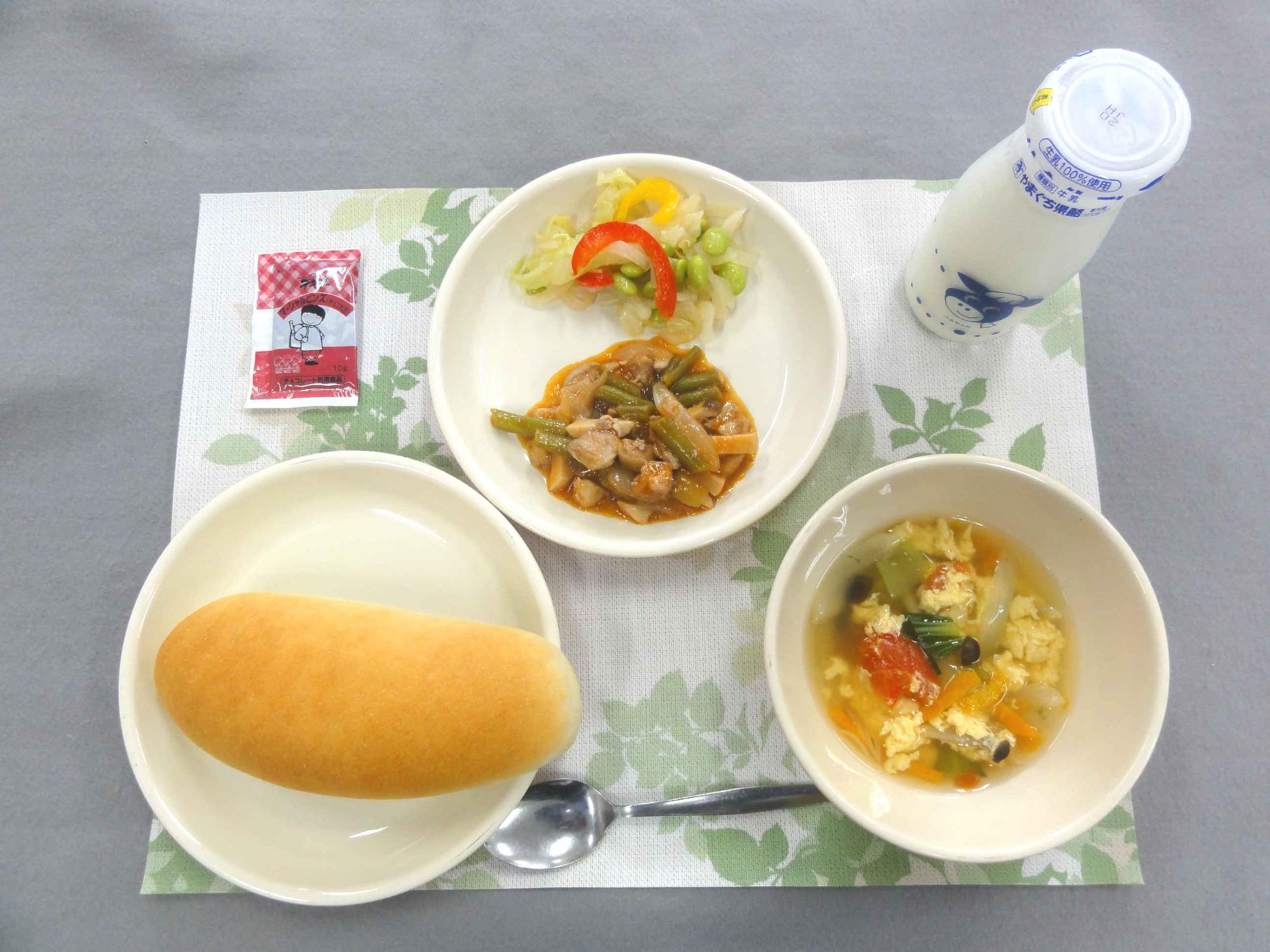 7月15日の給食の拡大写真