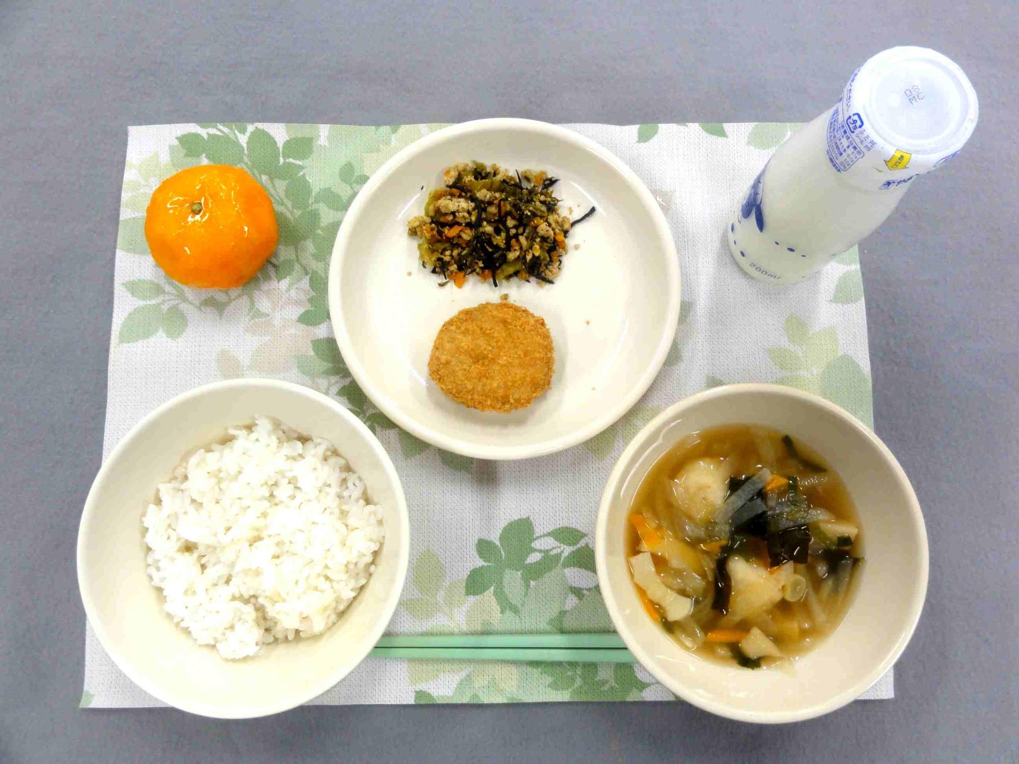 9月3日の給食の写真
