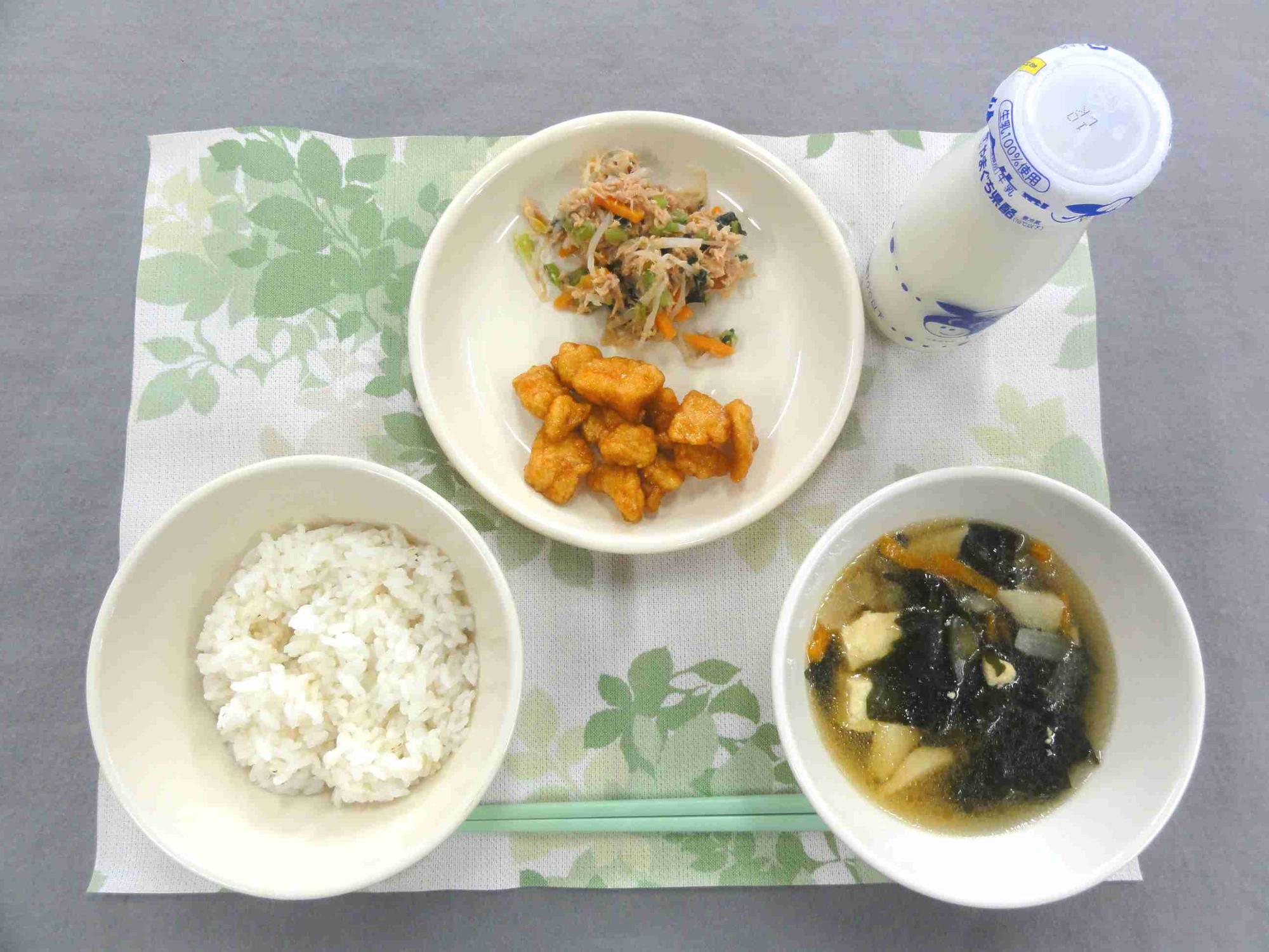 9月6日の給食の写真