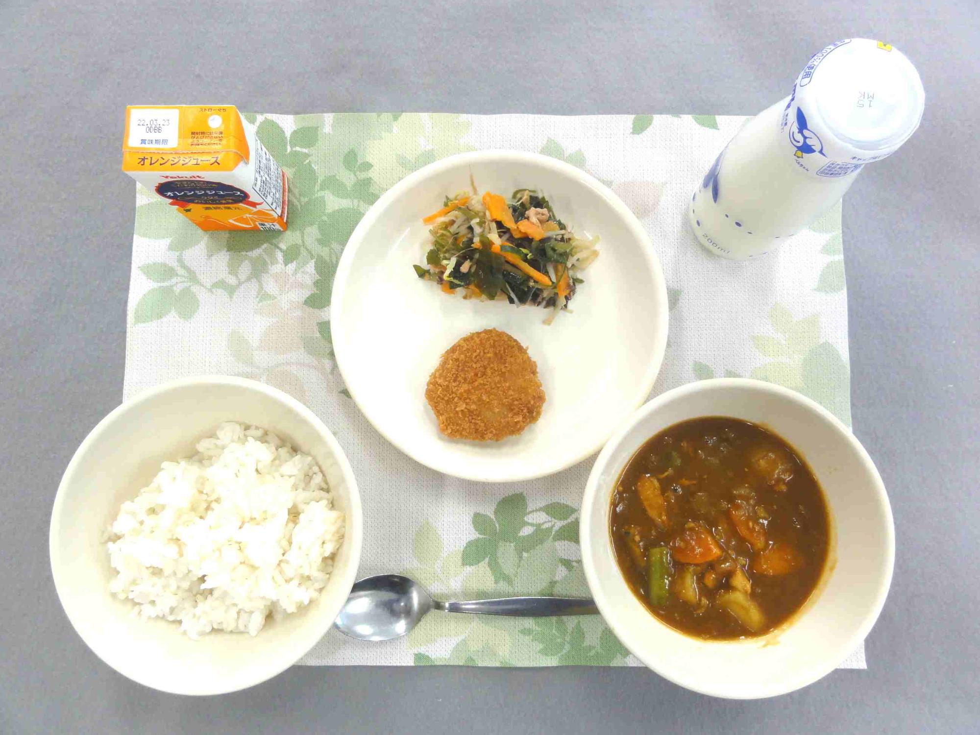 9月10日の給食の写真