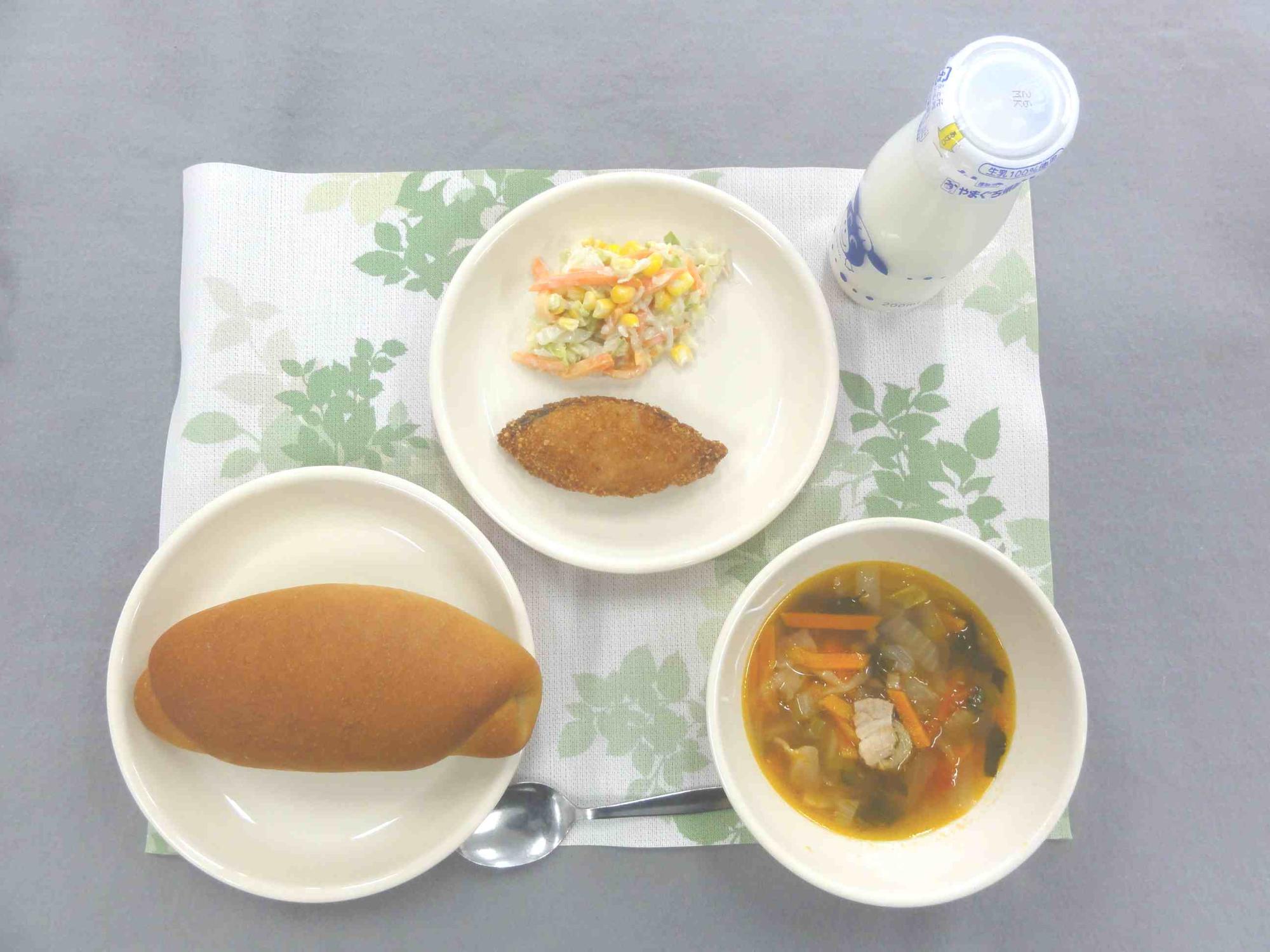 10月21日の給食の写真