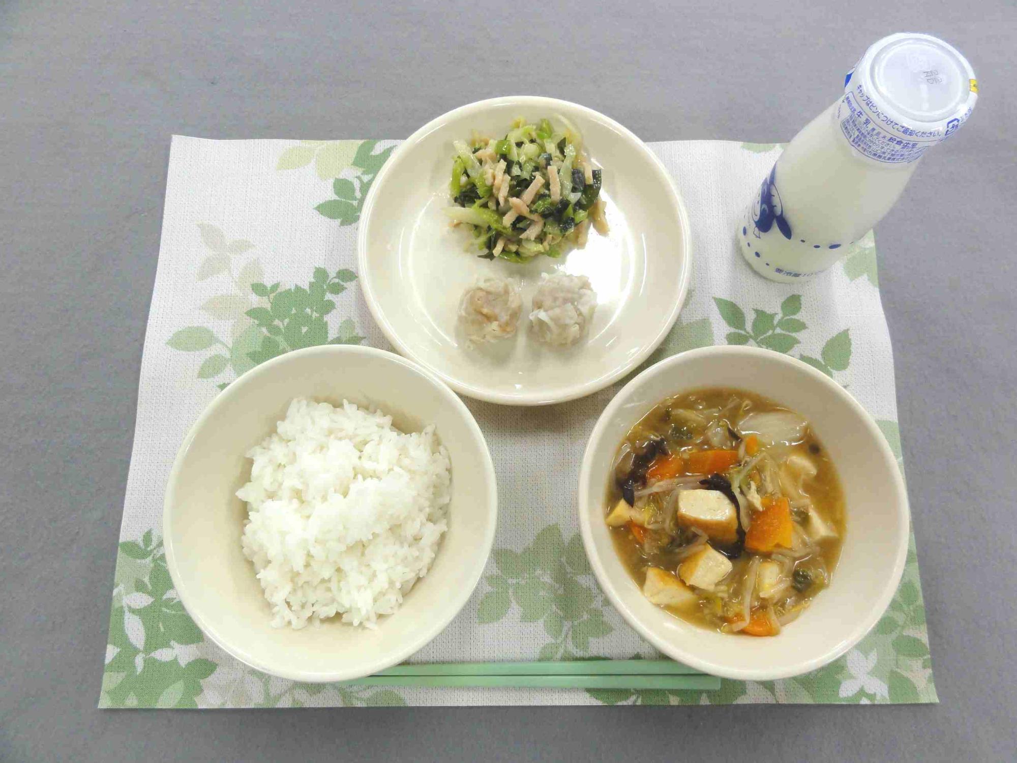 11月17日の給食の写真