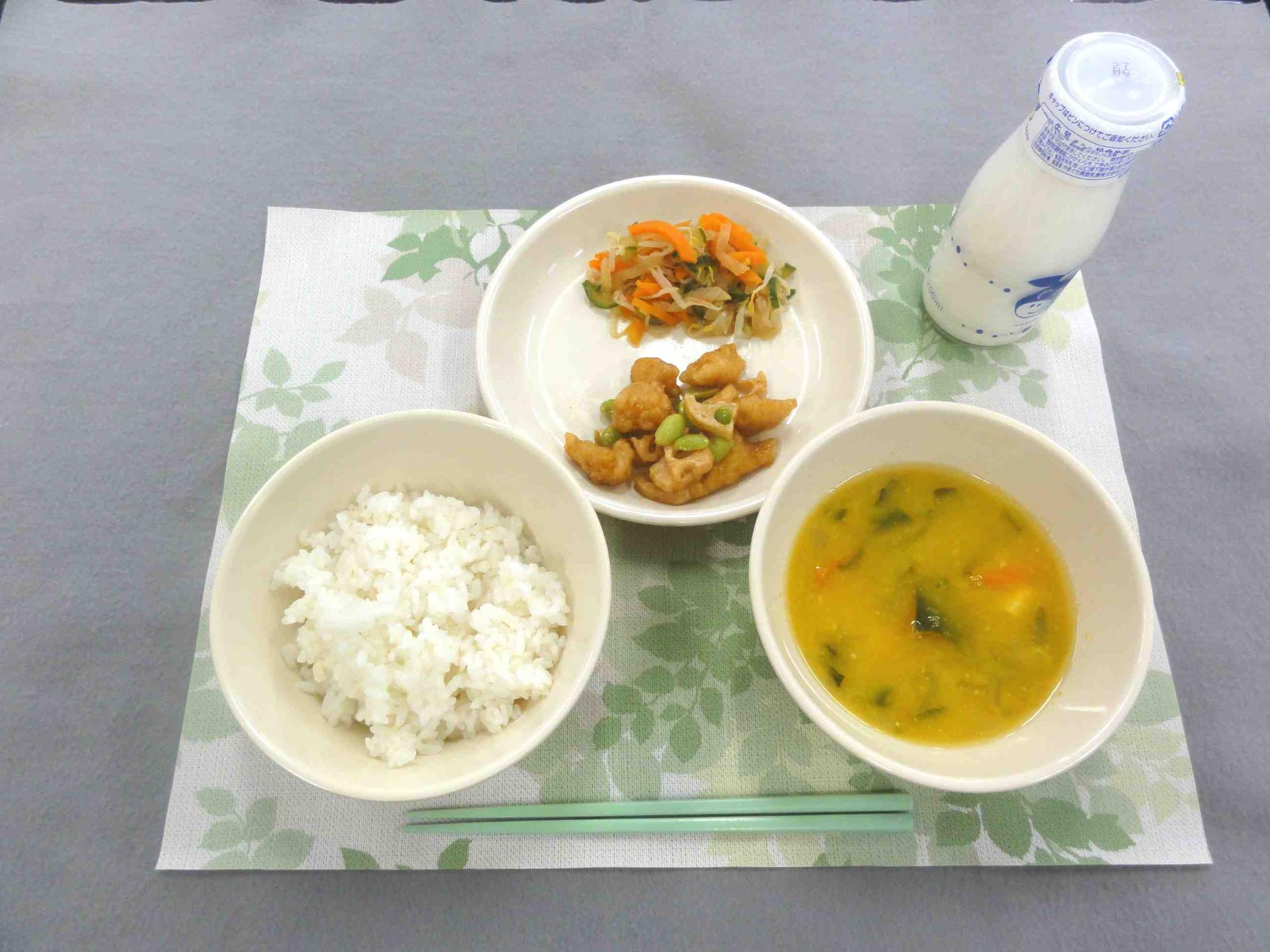 12月22日の給食の写真