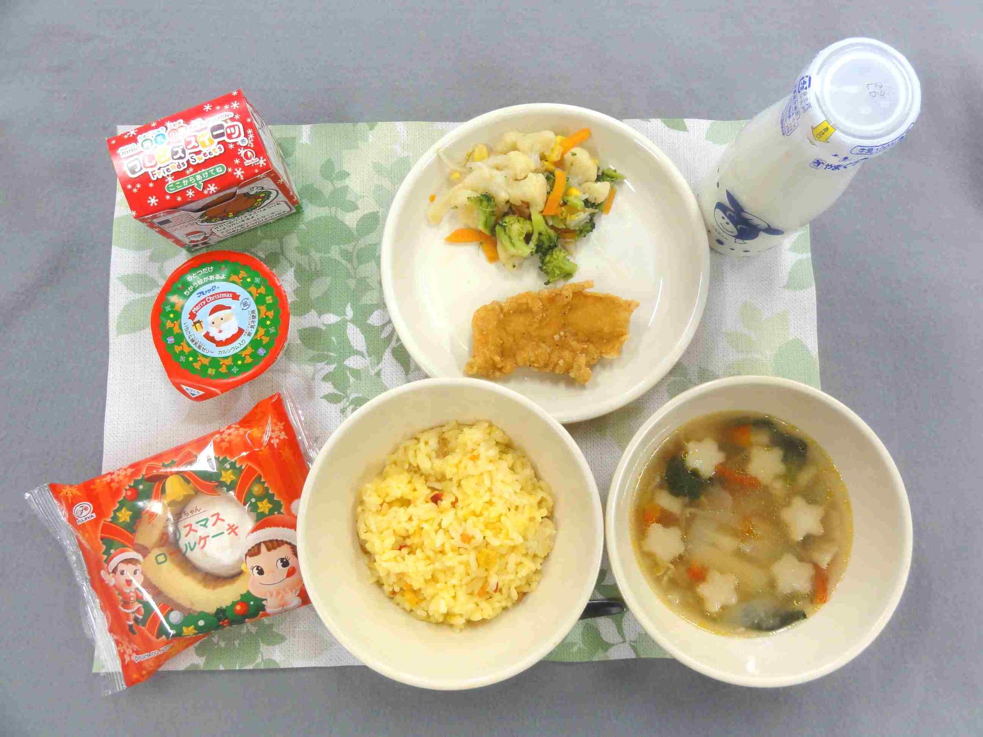 12月24日の給食の写真