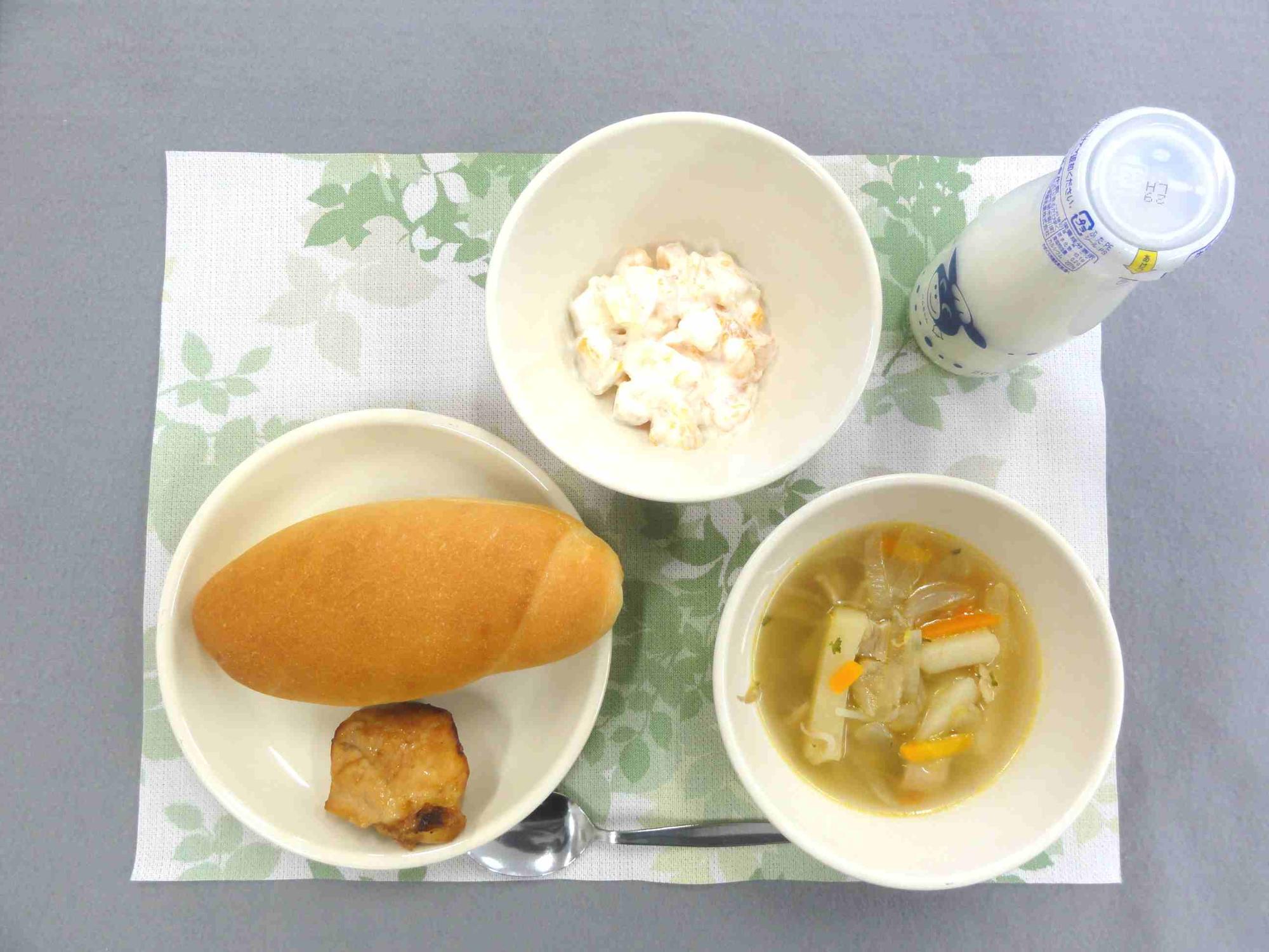 1月25日の給食の拡大写真