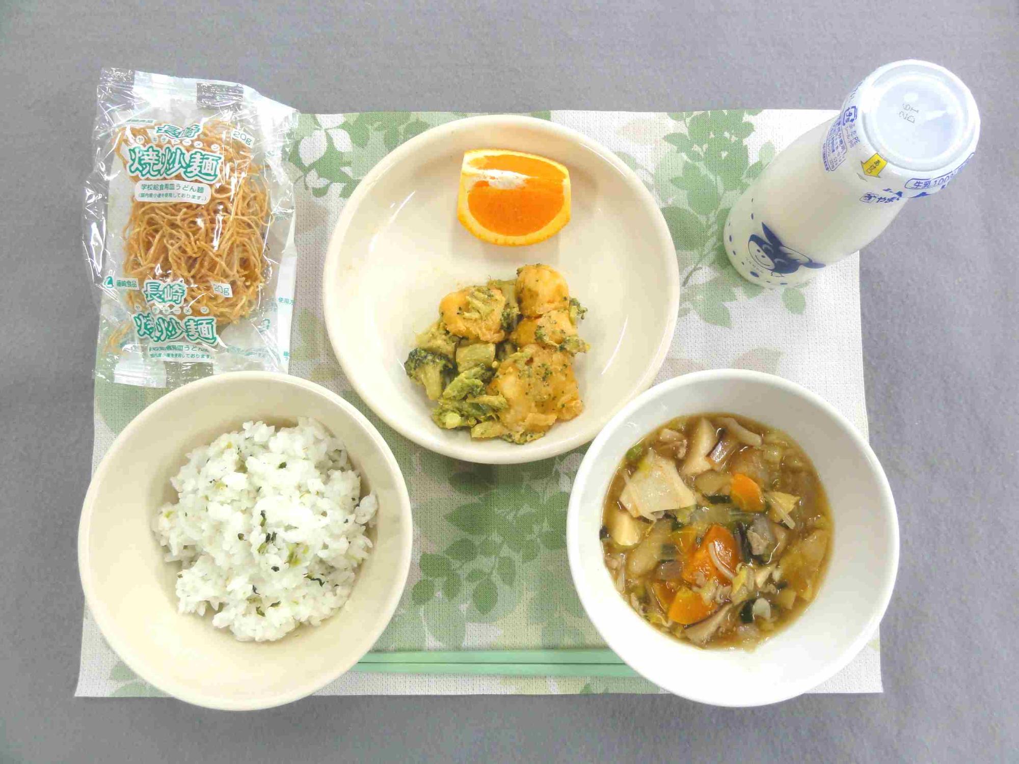 3月22日の給食の写真