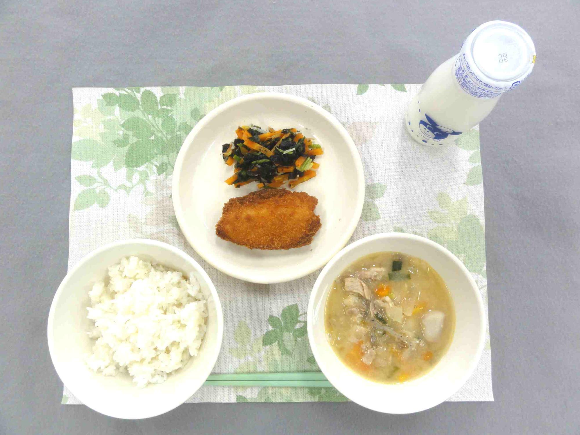 3月25日の給食の写真