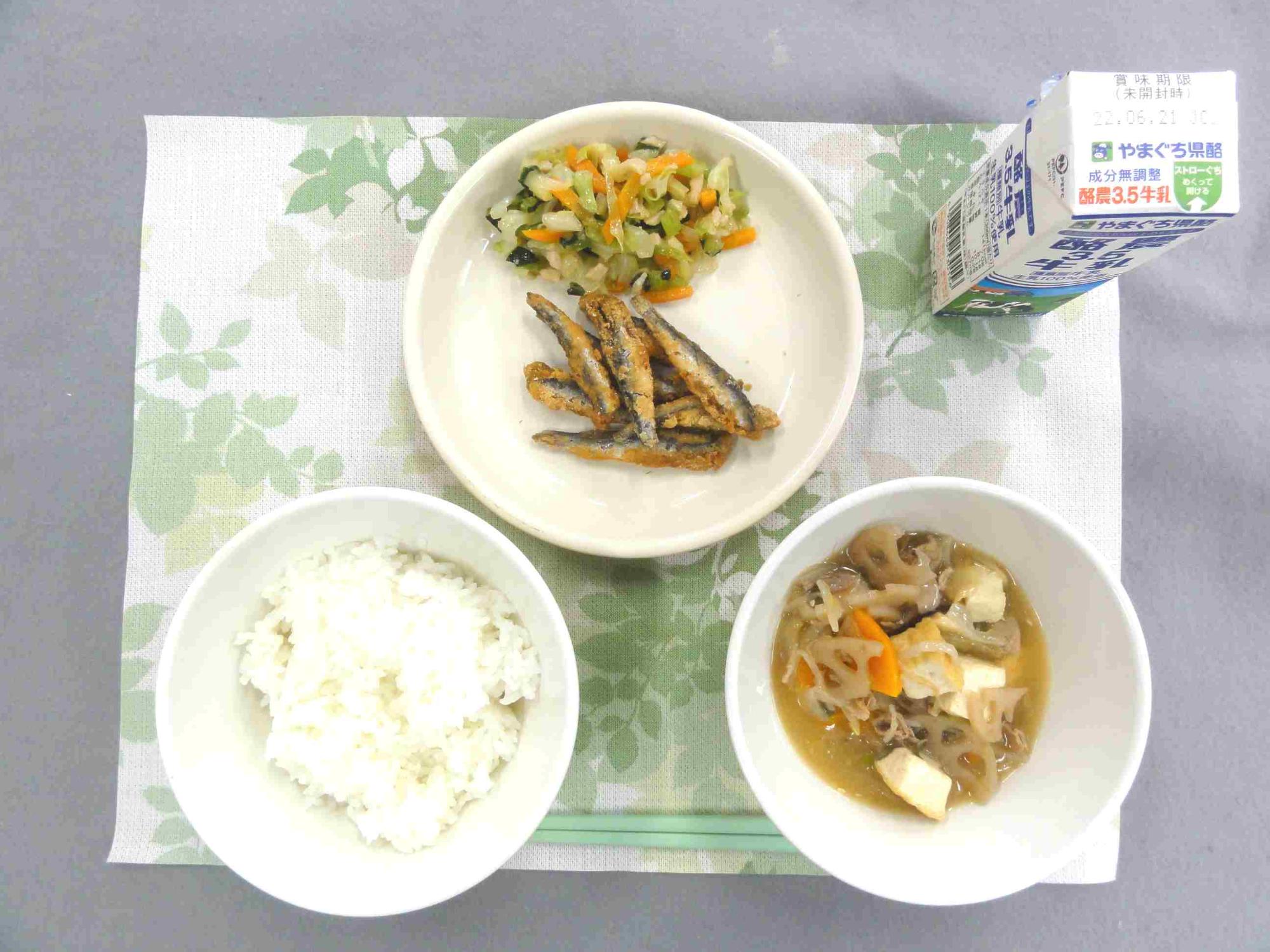6月13日の給食の写真