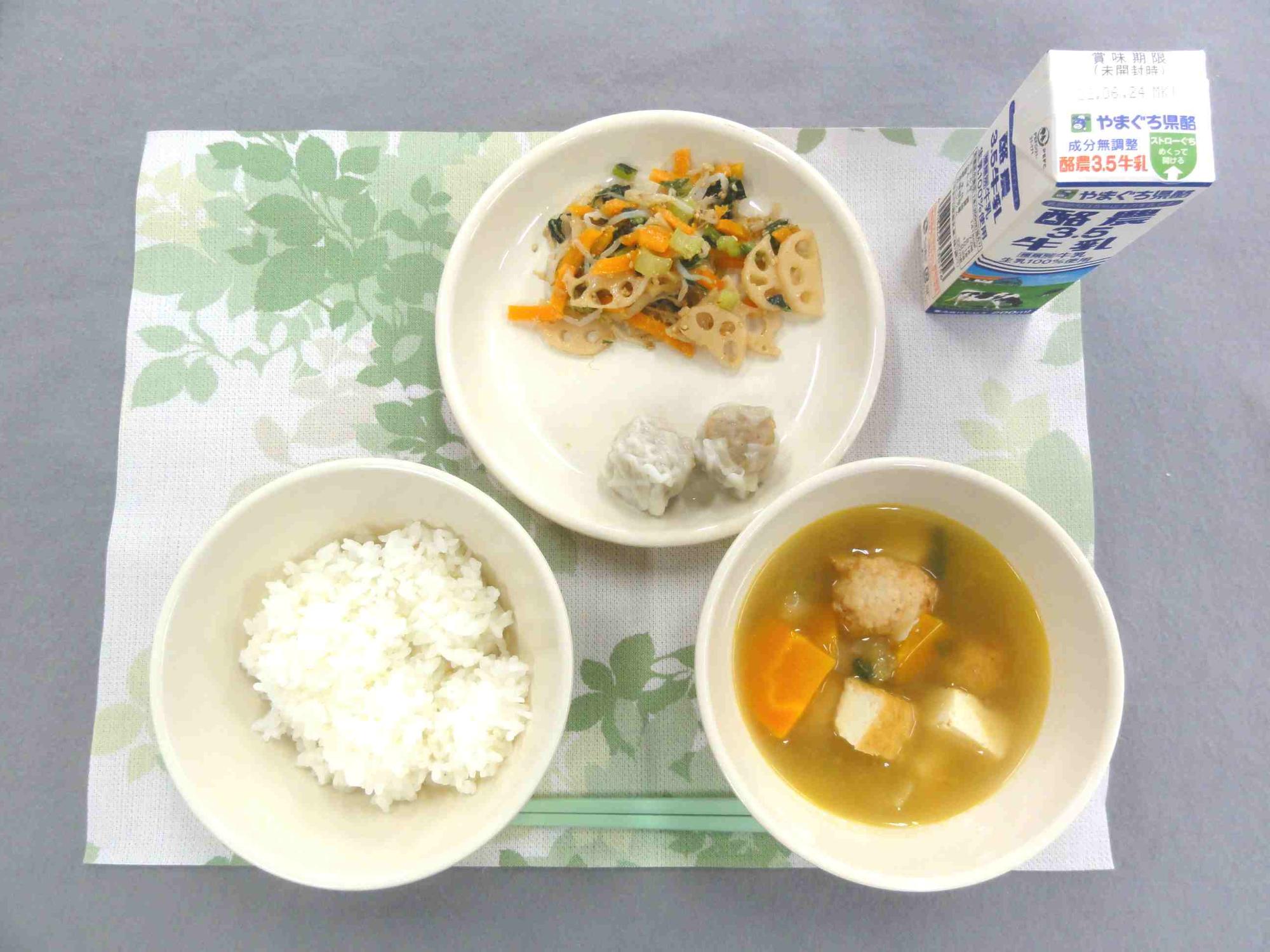 6月15日の給食の拡大写真
