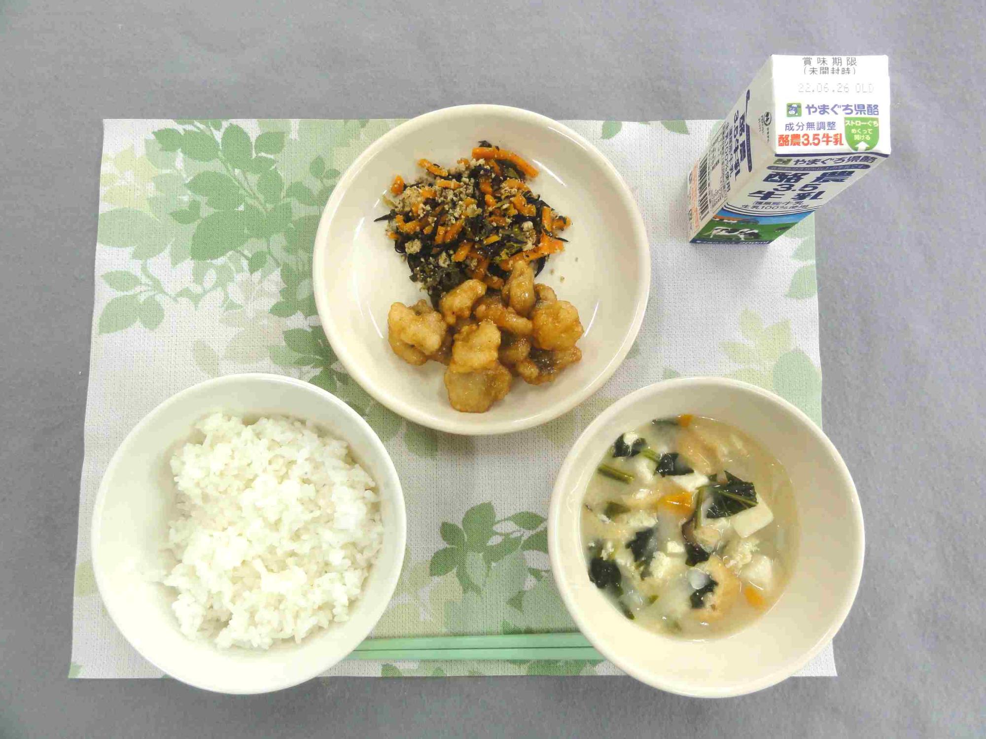 6月17日の給食の写真