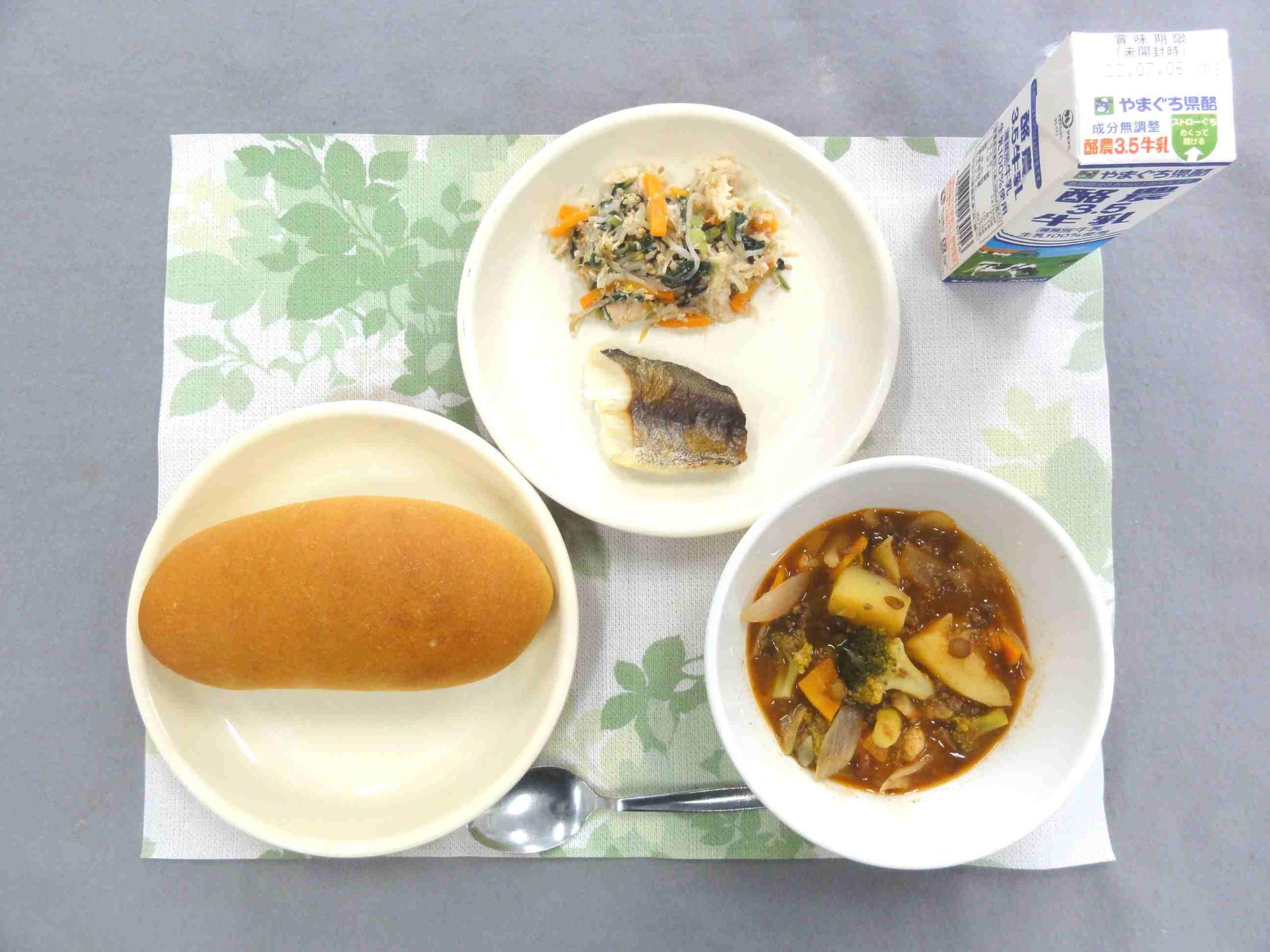 6月28日の給食の写真