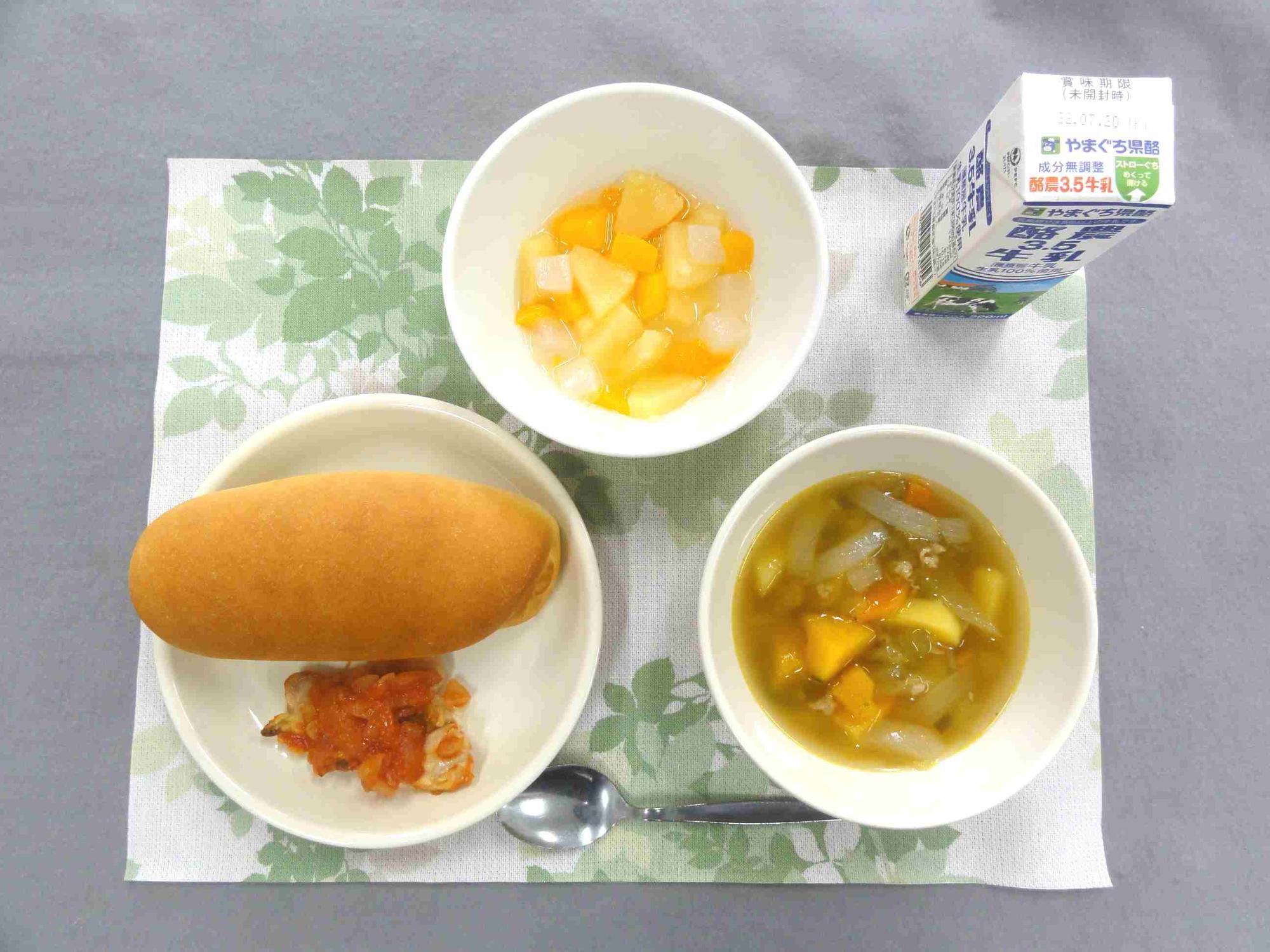 7月12日の給食の写真