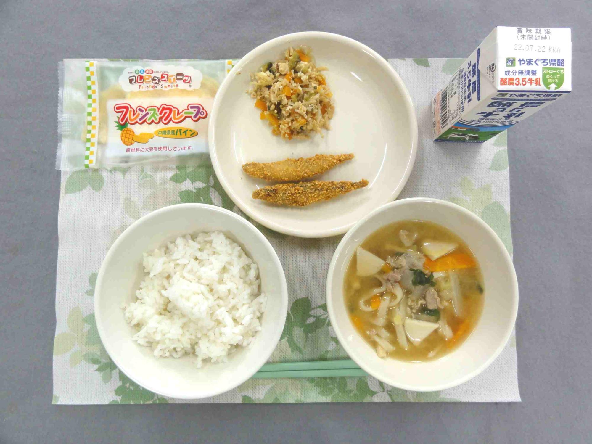 7月13日の給食の写真