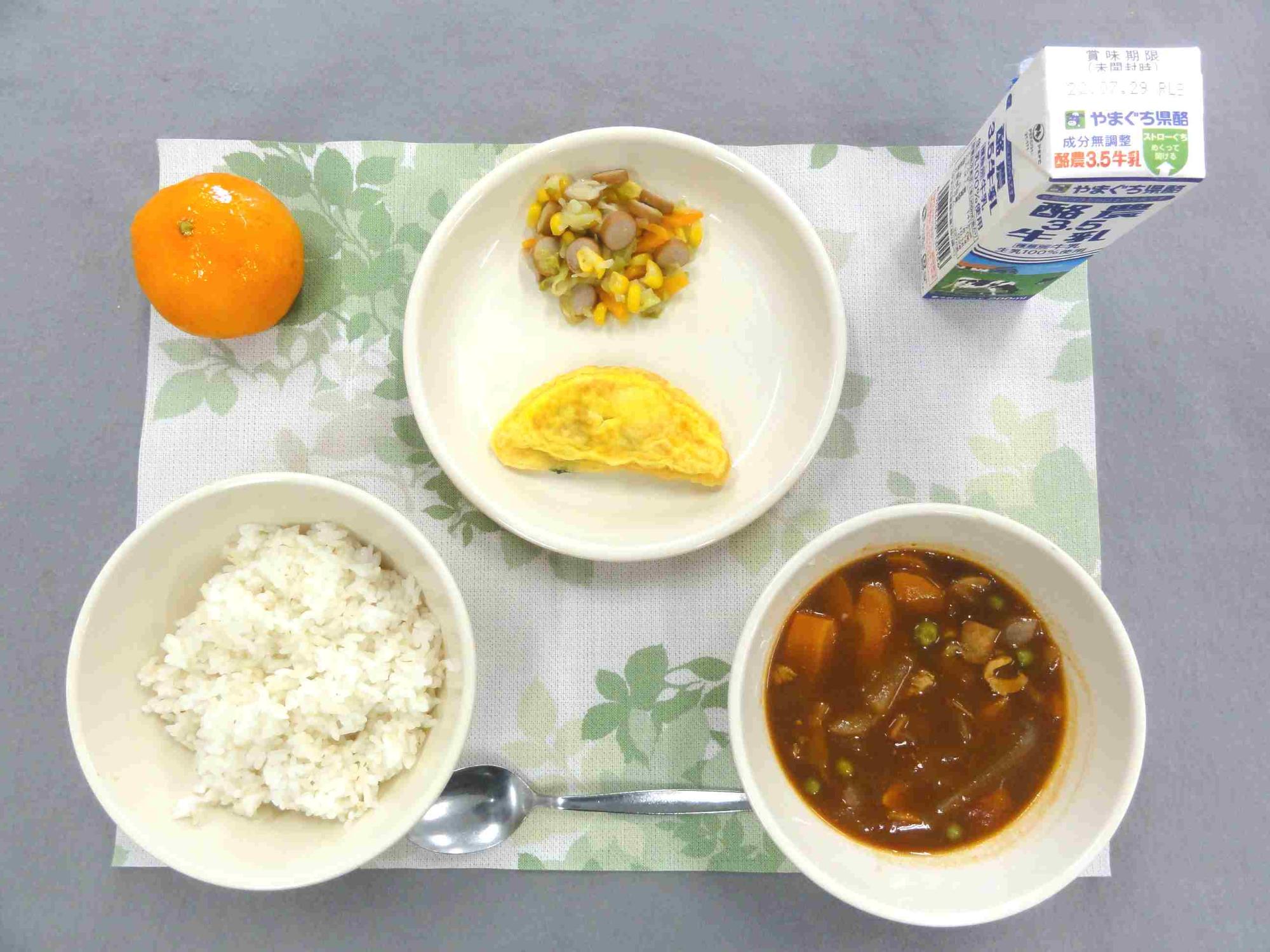 7月20日の給食の写真