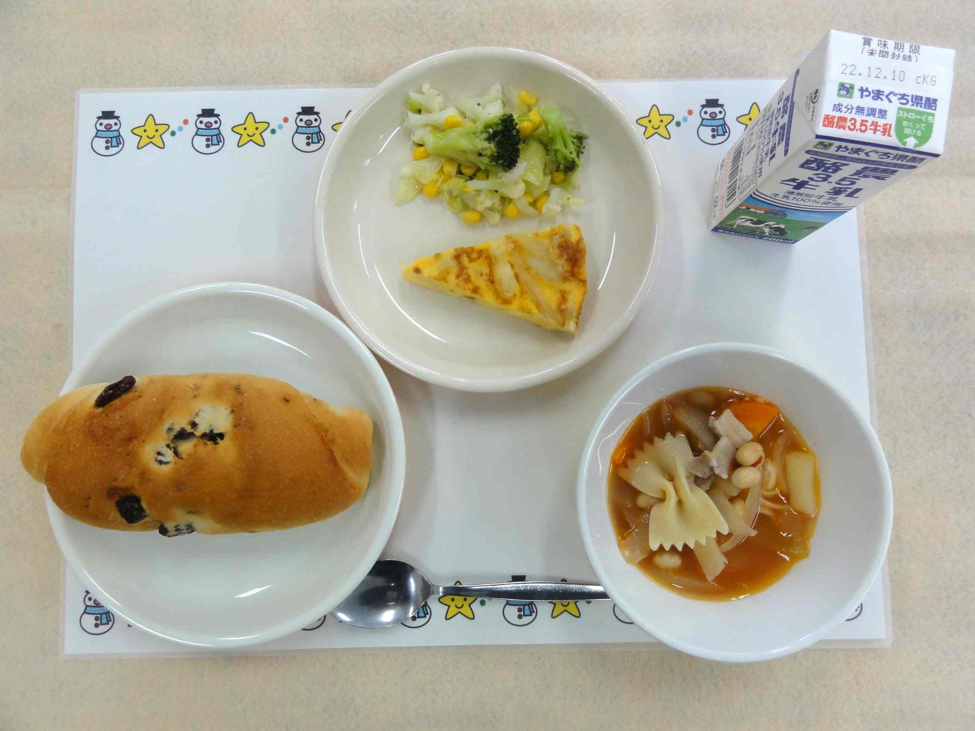 12月1日の給食の写真