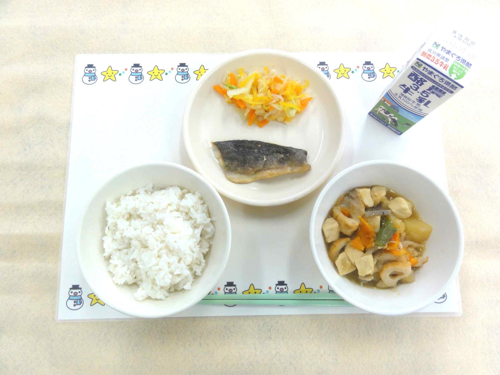 12月2日の給食の写真