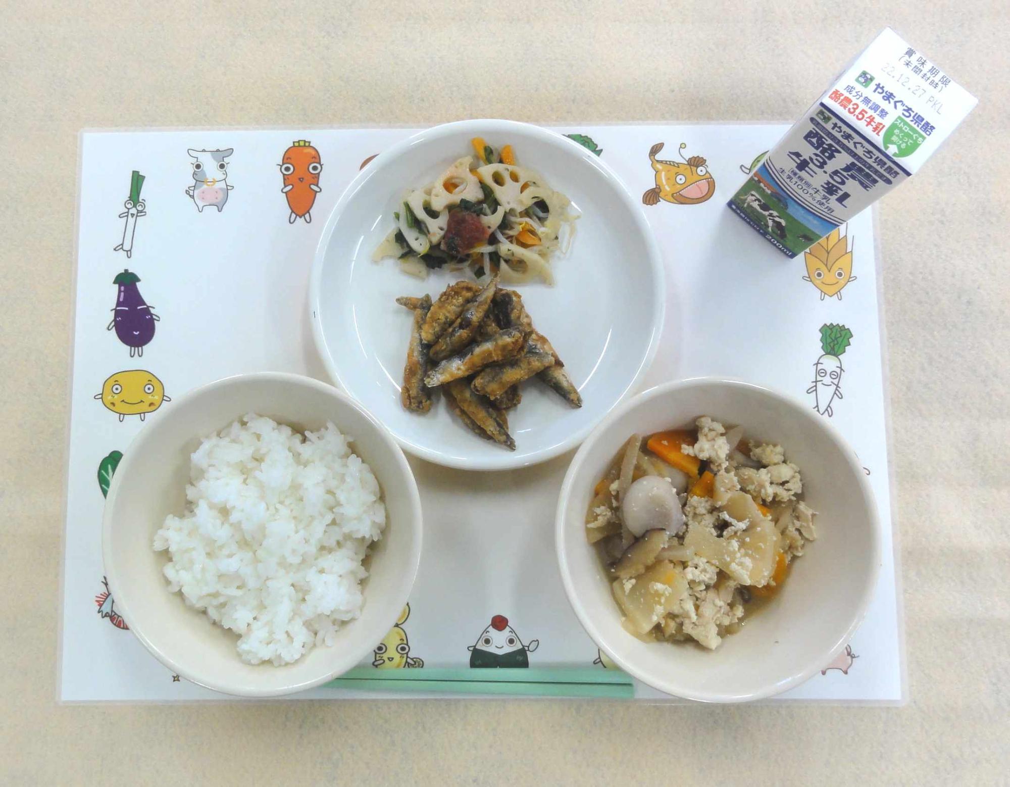 12月19日の給食の写真