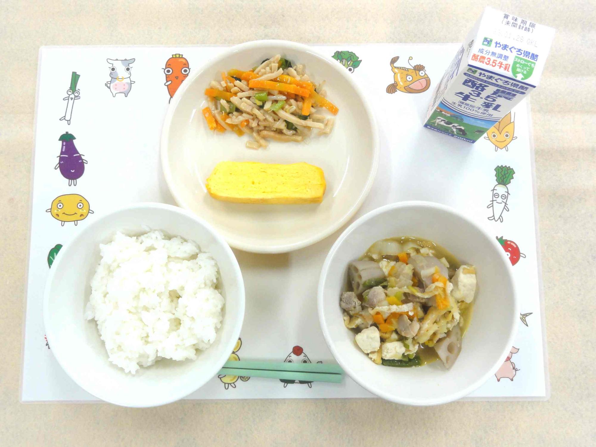 1月20日の給食の写真